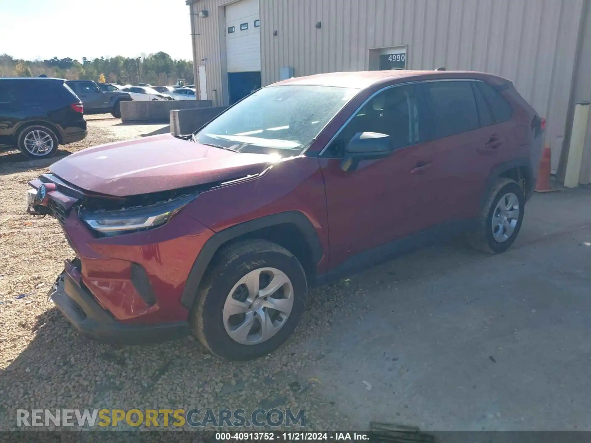 2 Photograph of a damaged car 2T3H1RFV4RW314167 TOYOTA RAV4 2024