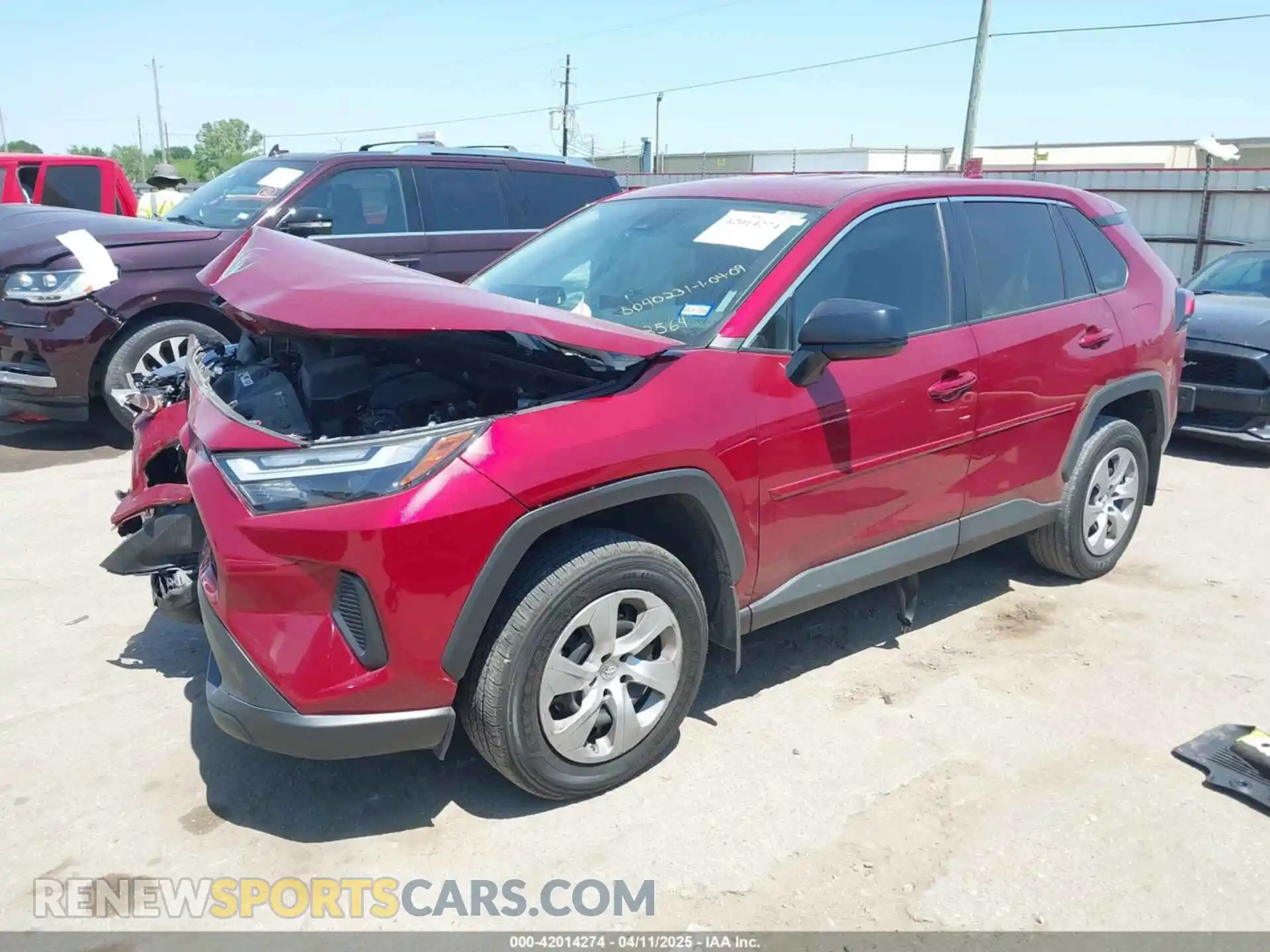 2 Photograph of a damaged car 2T3H1RFV4RW323564 TOYOTA RAV4 2024