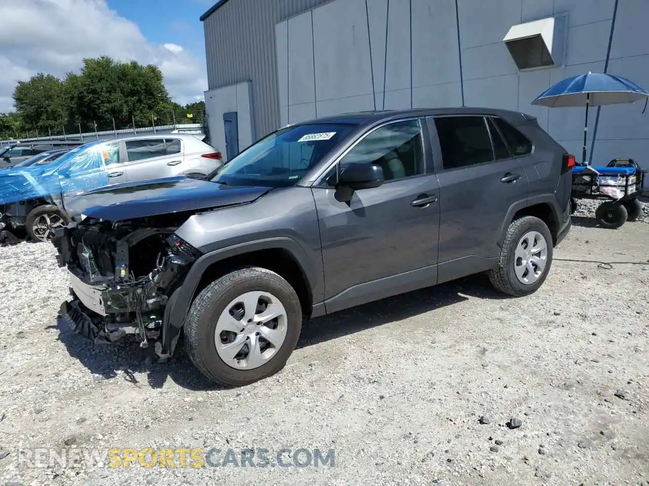 1 Photograph of a damaged car 2T3H1RFV5RW326117 TOYOTA RAV4 2024