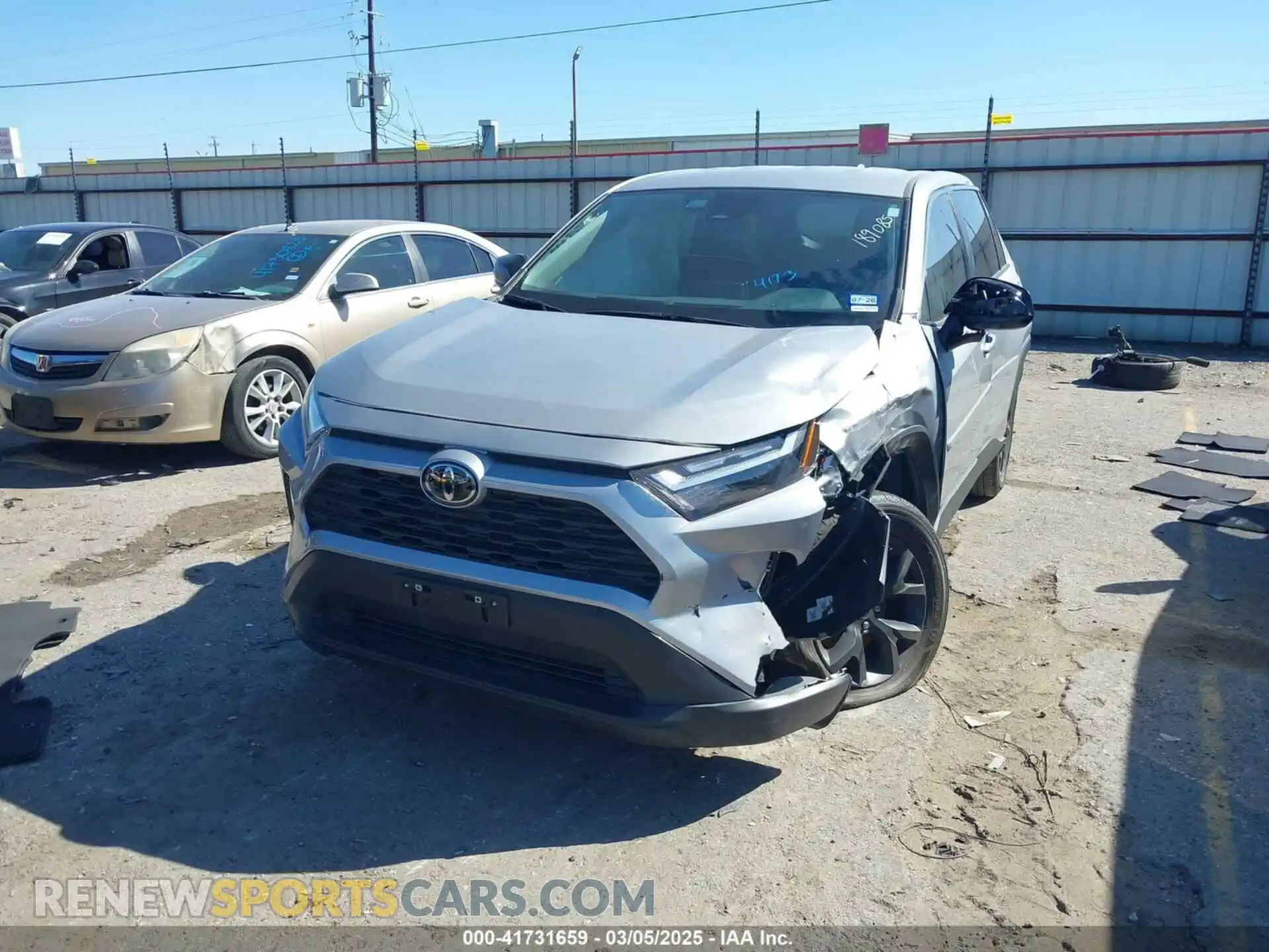 2 Photograph of a damaged car 2T3H1RFV9RW348024 TOYOTA RAV4 2024