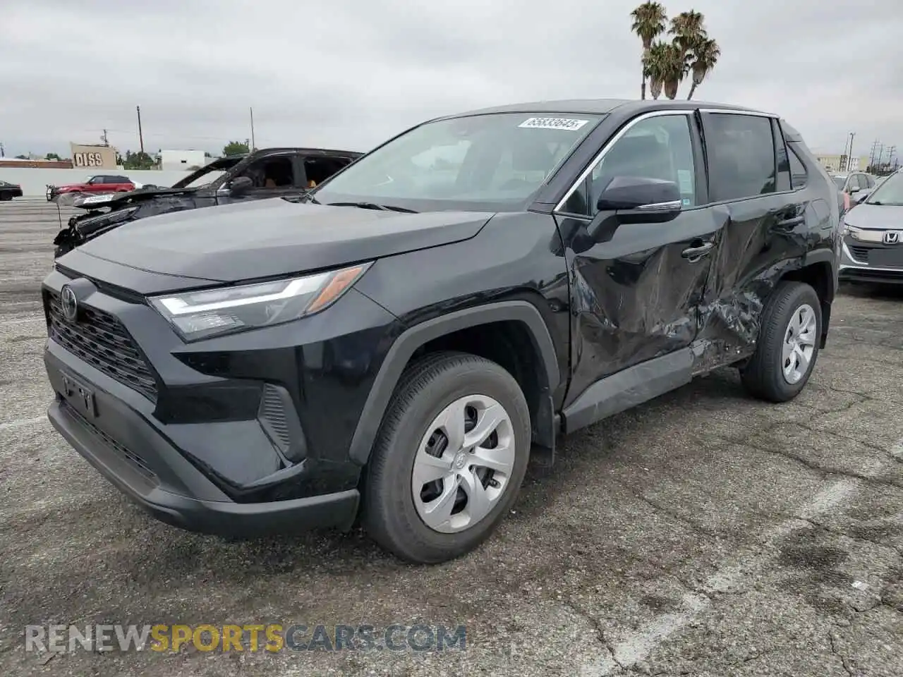 1 Photograph of a damaged car 2T3K1RFV2RC256809 TOYOTA RAV4 2024