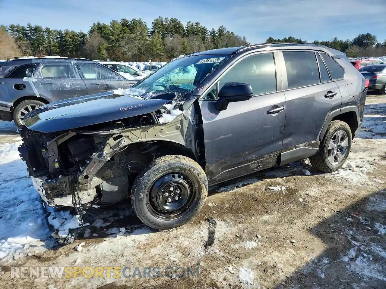 1 Photograph of a damaged car 2T3LWRFV6RW221114 TOYOTA RAV4 2024