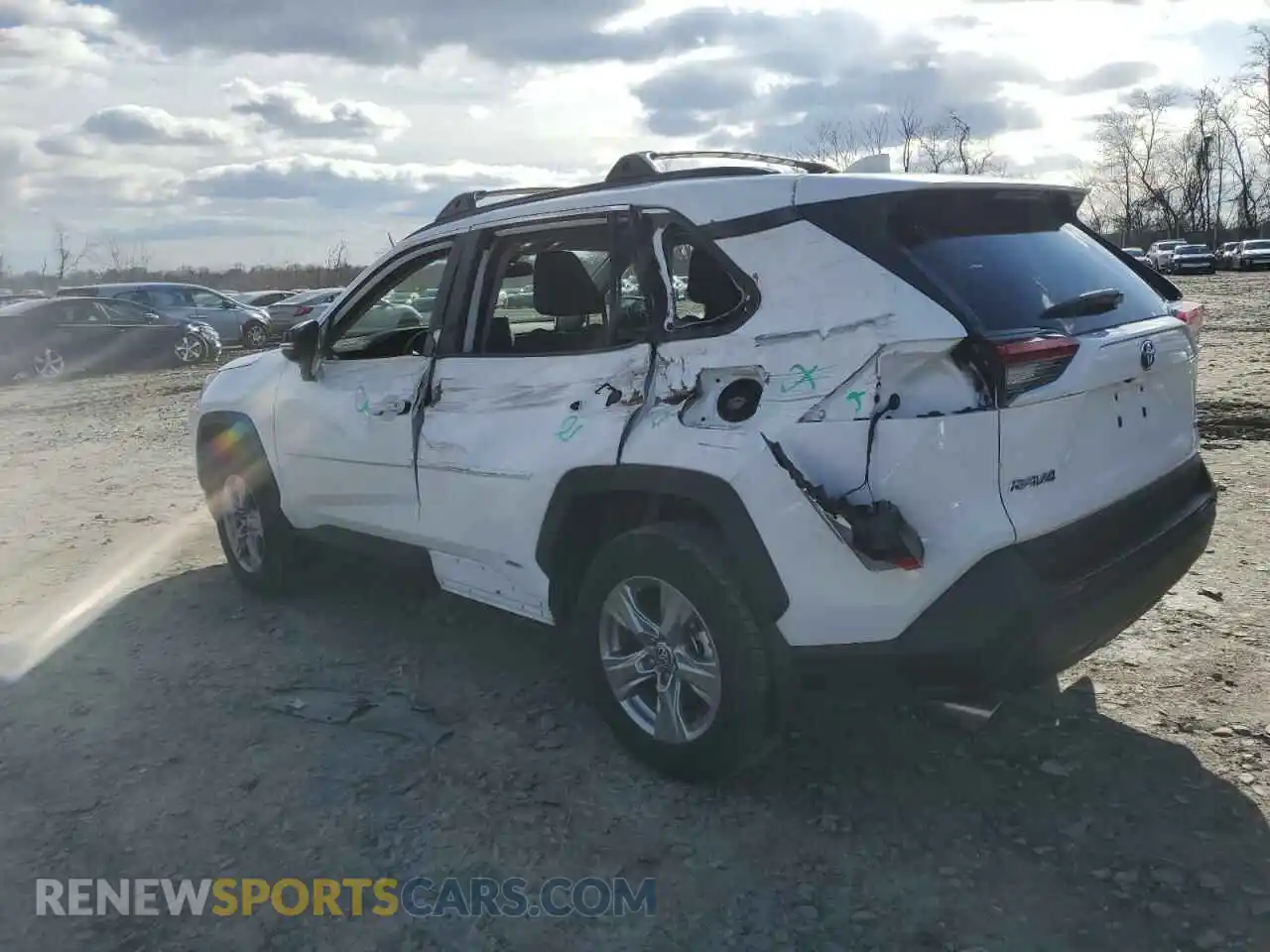 2 Photograph of a damaged car 2T3MWRFV7RW204312 TOYOTA RAV4 2024