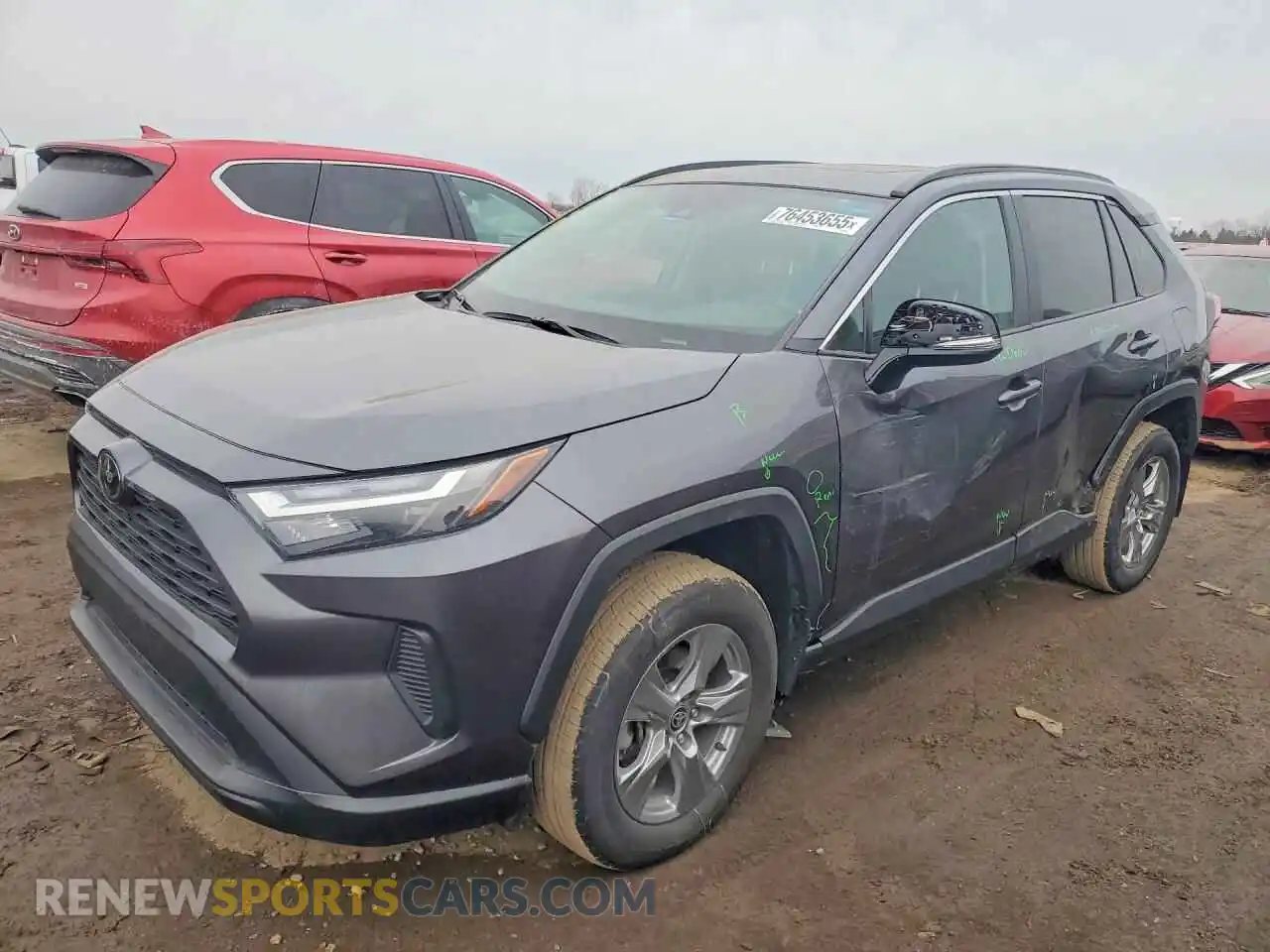 1 Photograph of a damaged car 2T3P1RFV0RC434190 TOYOTA RAV4 2024