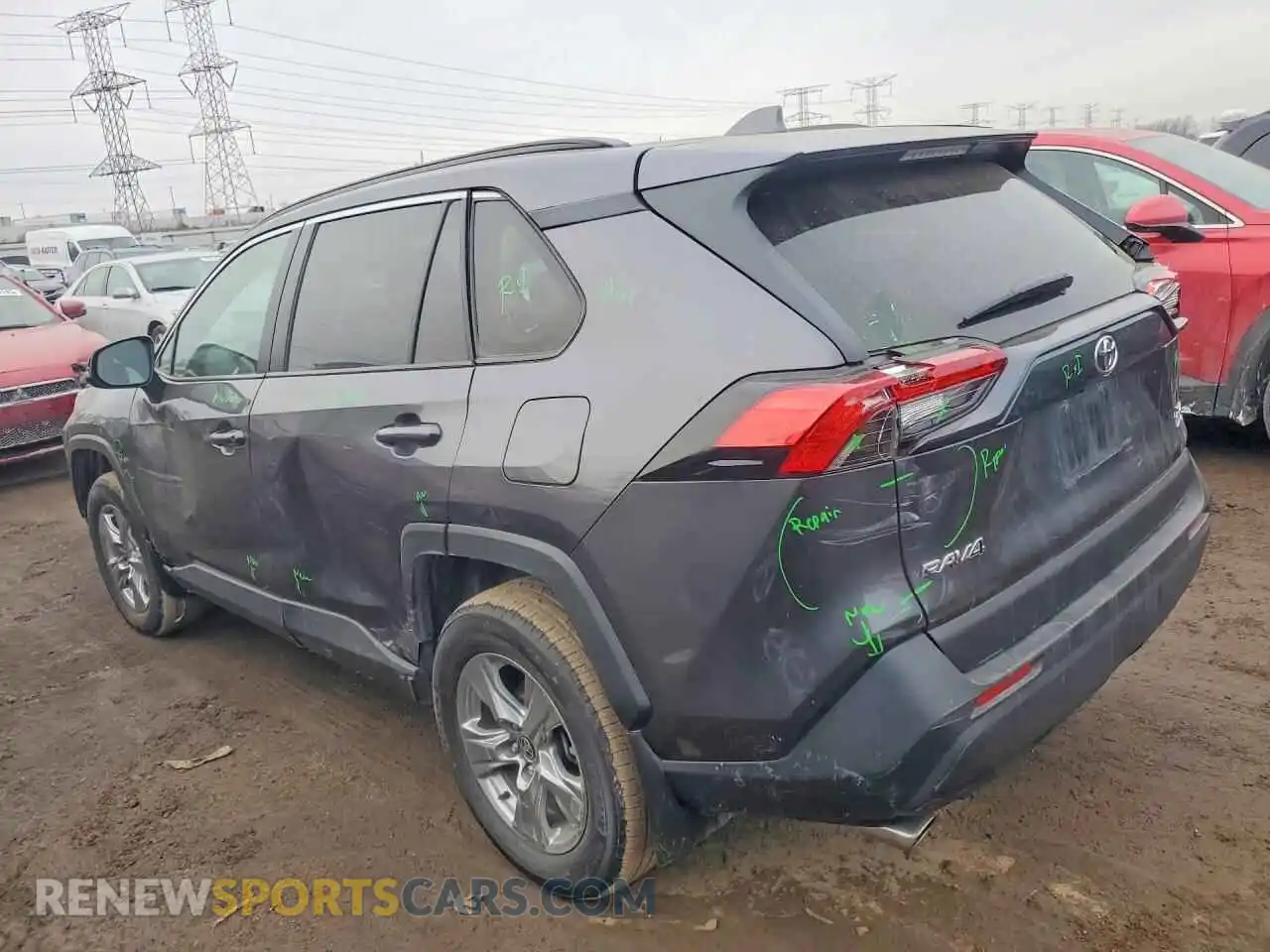 2 Photograph of a damaged car 2T3P1RFV0RC434190 TOYOTA RAV4 2024