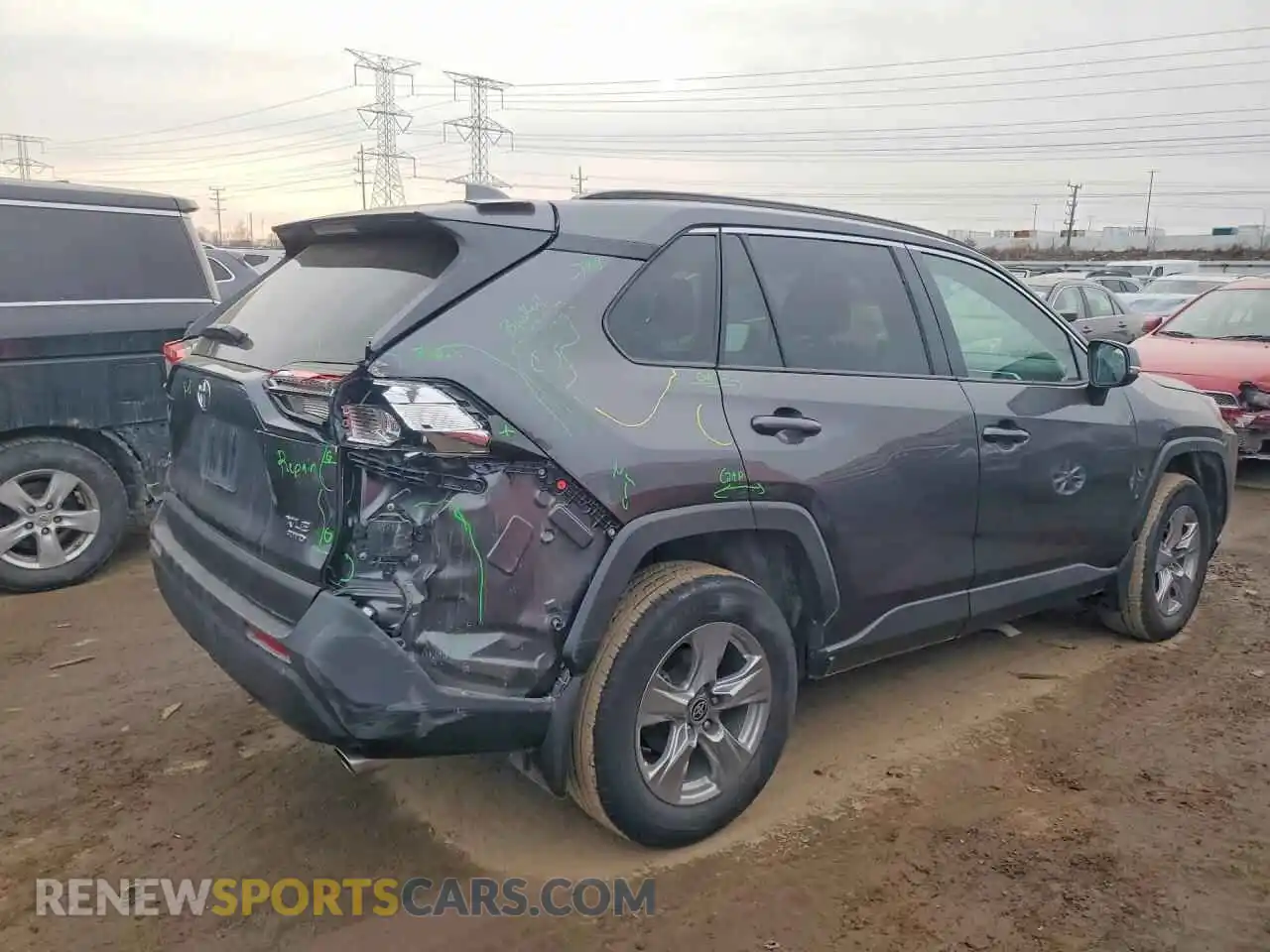 3 Photograph of a damaged car 2T3P1RFV0RC434190 TOYOTA RAV4 2024
