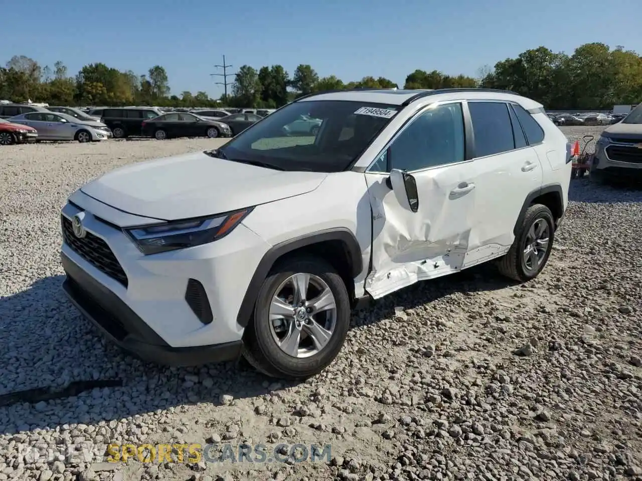 1 Photograph of a damaged car 2T3P1RFV1RW413377 TOYOTA RAV4 2024