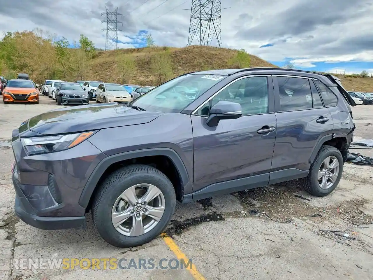 1 Photograph of a damaged car 2T3P1RFV2RC397790 TOYOTA RAV4 2024