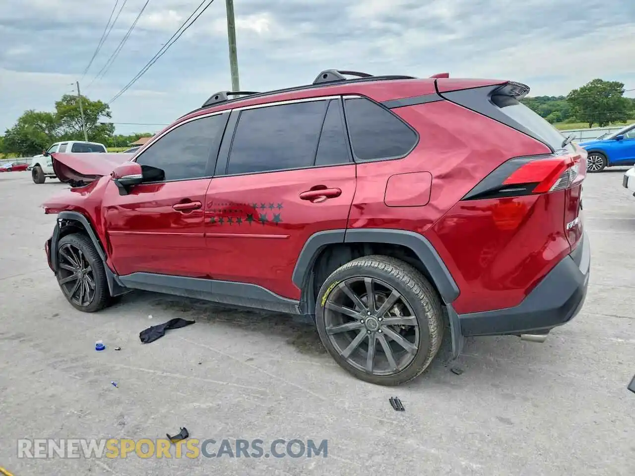 2 Фотография поврежденного автомобиля 2T3P1RFV3RW426521 TOYOTA RAV4 2024