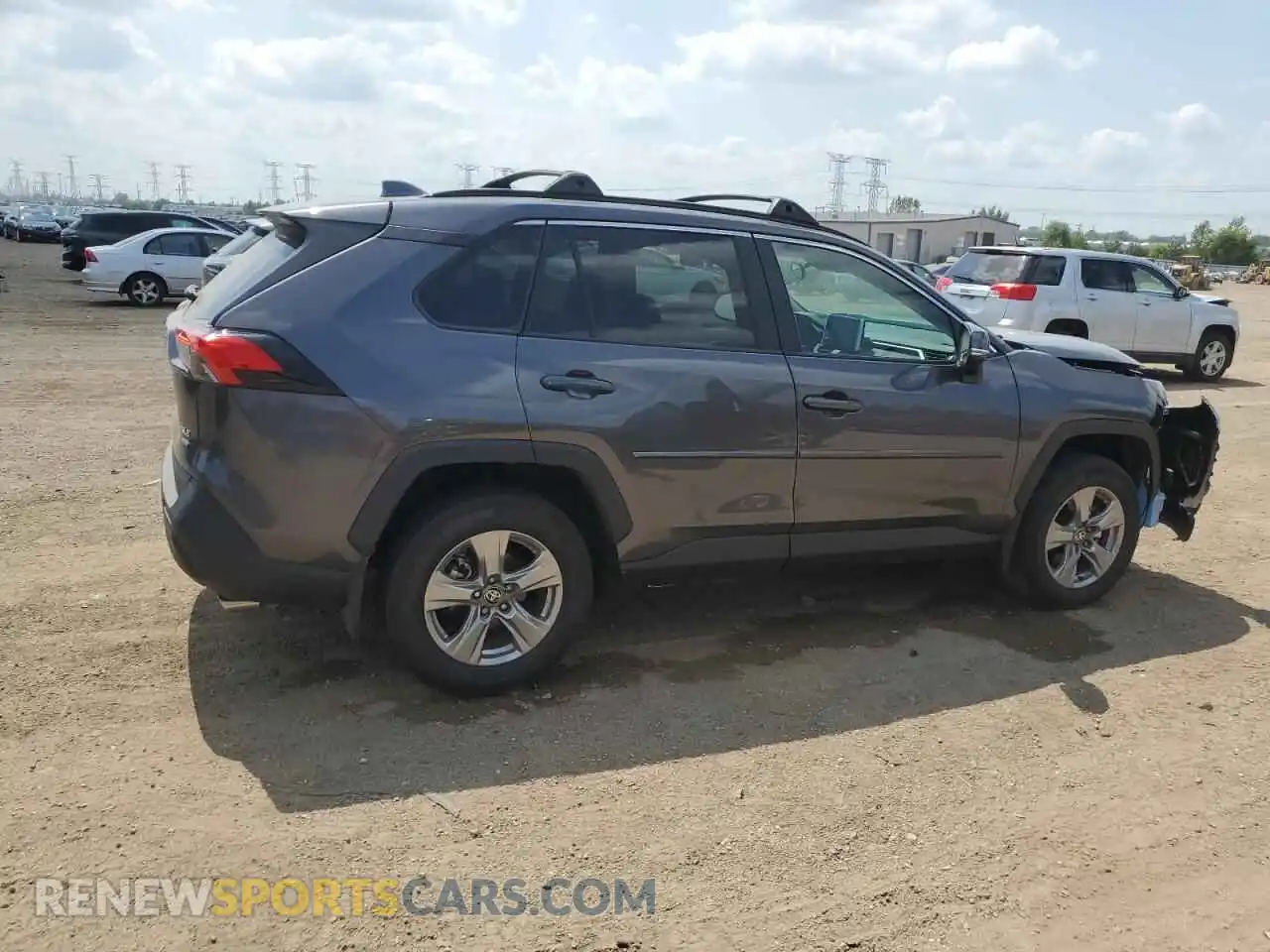 3 fotografías del automóvil dañado 2T3P1RFV5RC437490 TOYOTA RAV4 2024