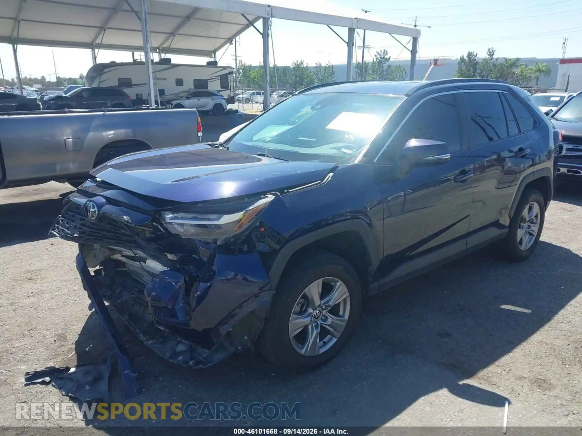 2 Фотография поврежденного автомобиля 2T3P1RFV5RW414905 TOYOTA RAV4 2024