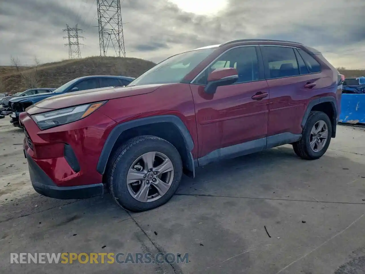 1 Photograph of a damaged car 2T3P1RFV7RW494028 TOYOTA RAV4 2024