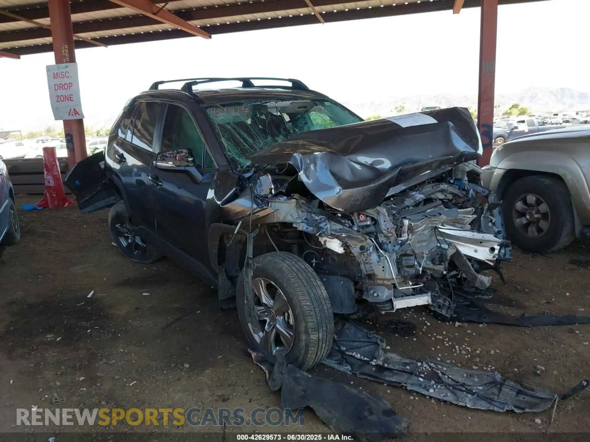 1 Photograph of a damaged car 2T3P1RFV8RC421817 TOYOTA RAV4 2024