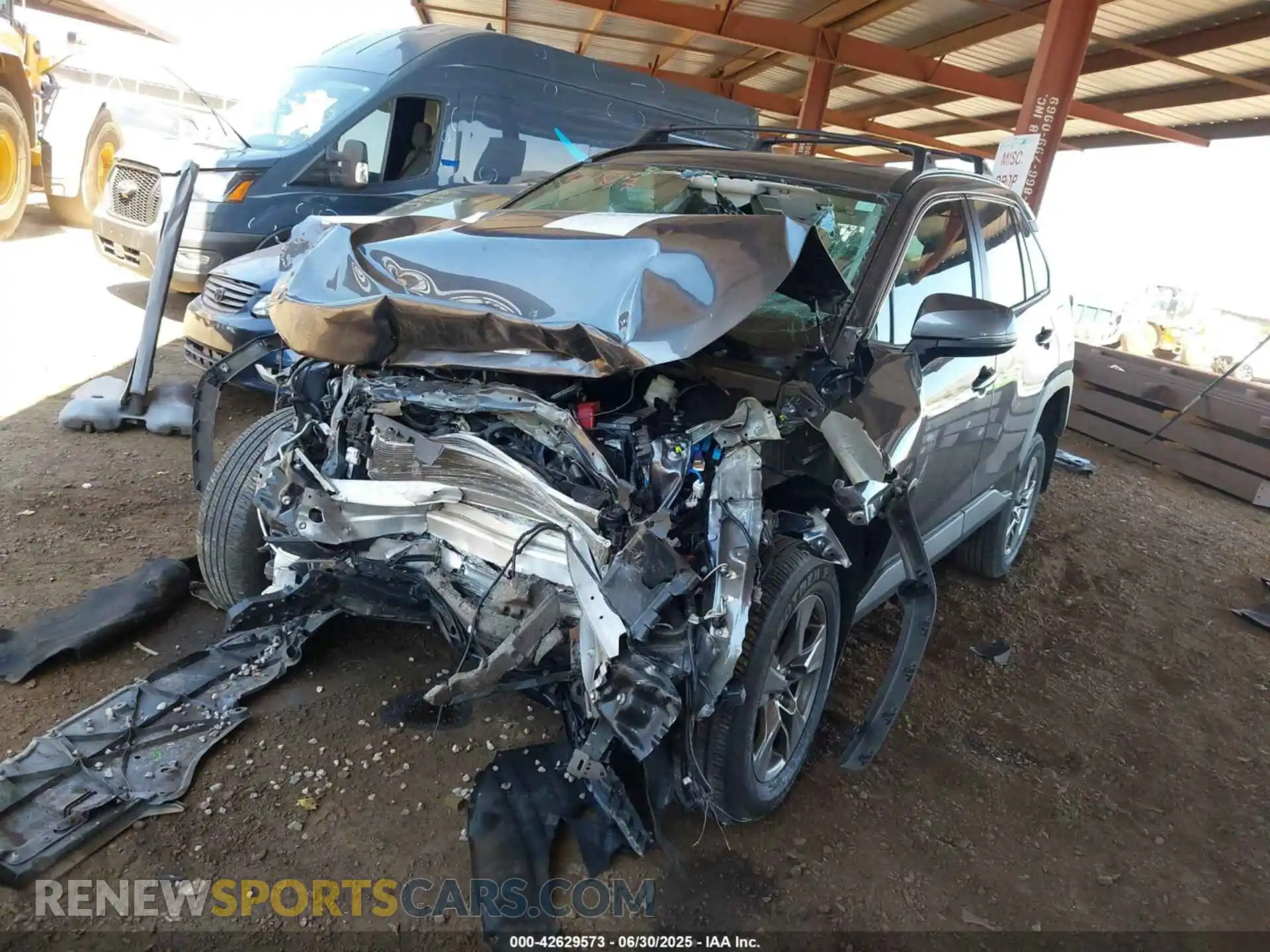 2 Photograph of a damaged car 2T3P1RFV8RC421817 TOYOTA RAV4 2024