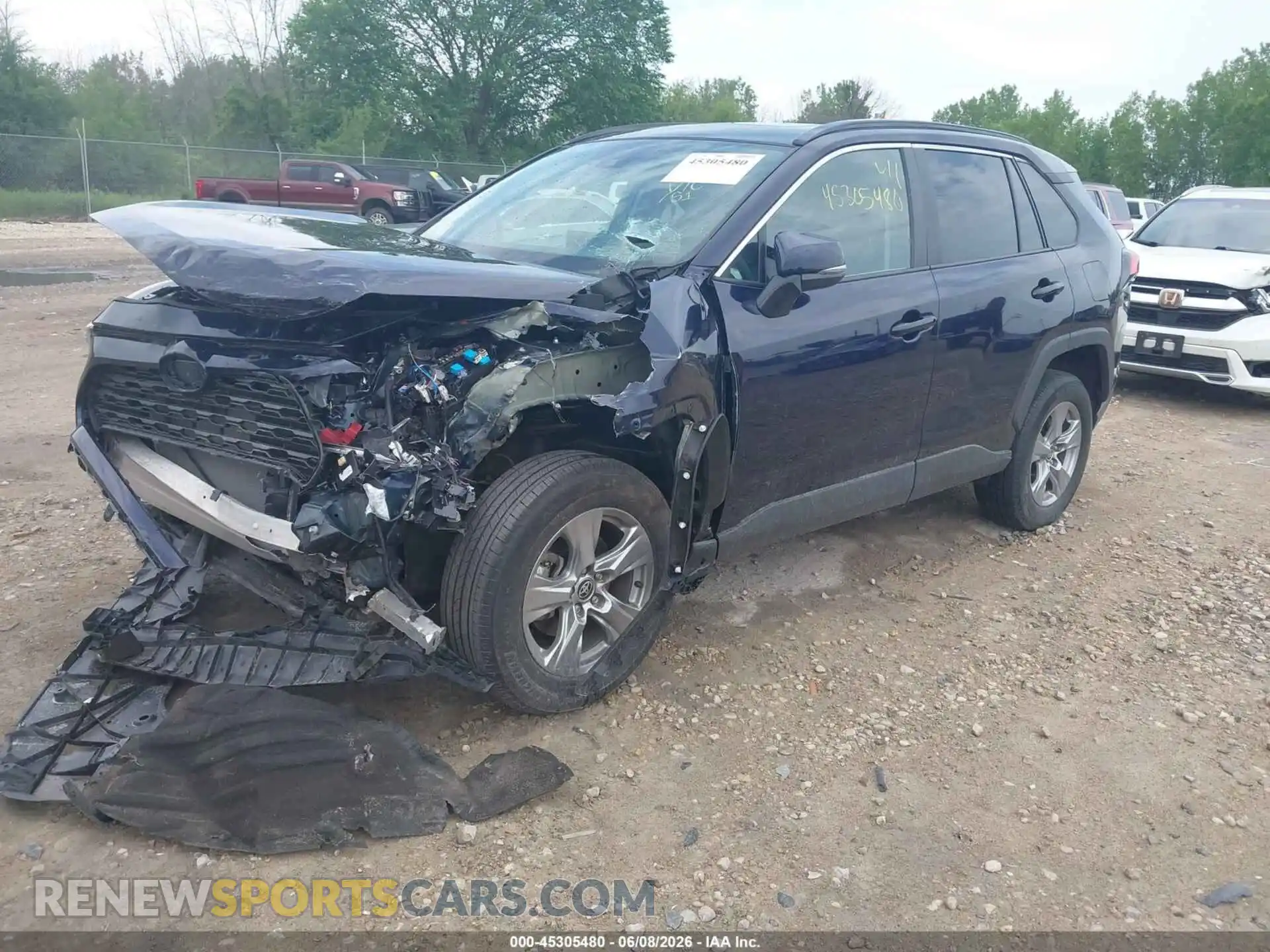 2 Photograph of a damaged car 2T3P1RFV8RW429494 TOYOTA RAV4 2024