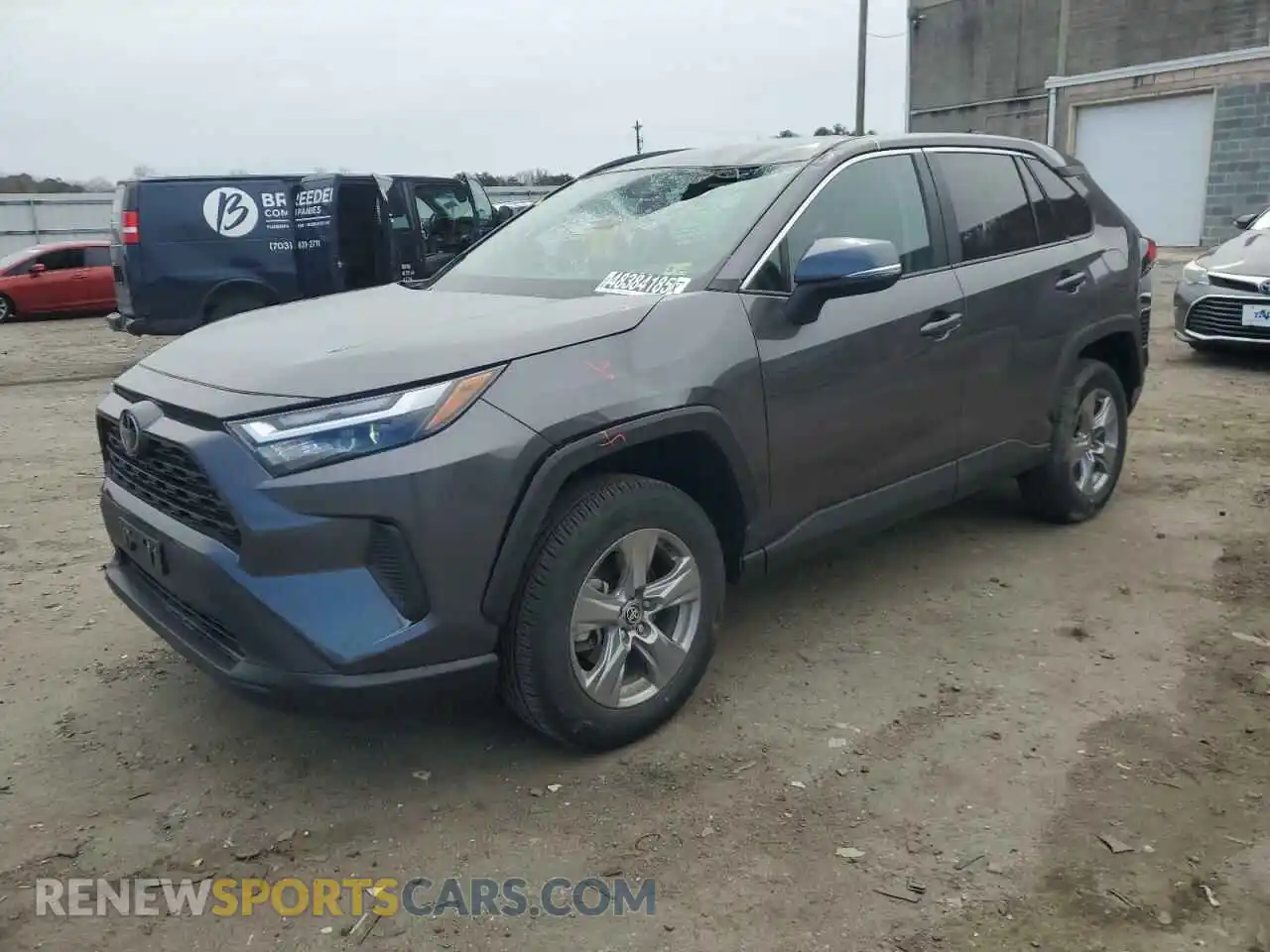 1 Photograph of a damaged car 2T3P1RFV9RC467088 TOYOTA RAV4 2024