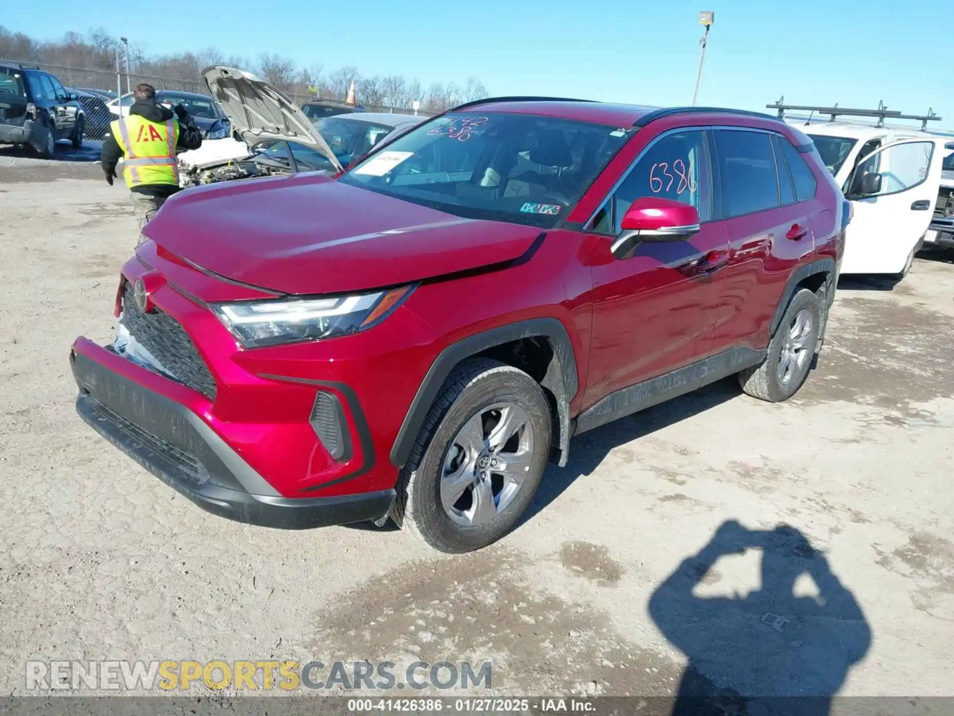 2 Photograph of a damaged car 2T3P1RFV9RW446367 TOYOTA RAV4 2024
