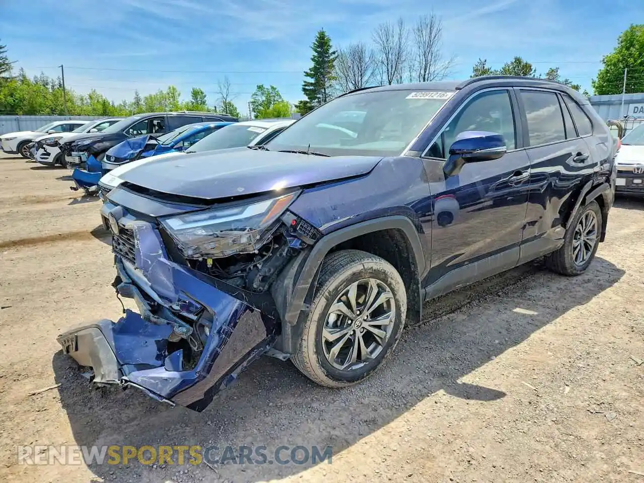 1 Photograph of a damaged car 2T3RWRFV1RW225680 TOYOTA RAV4 2024