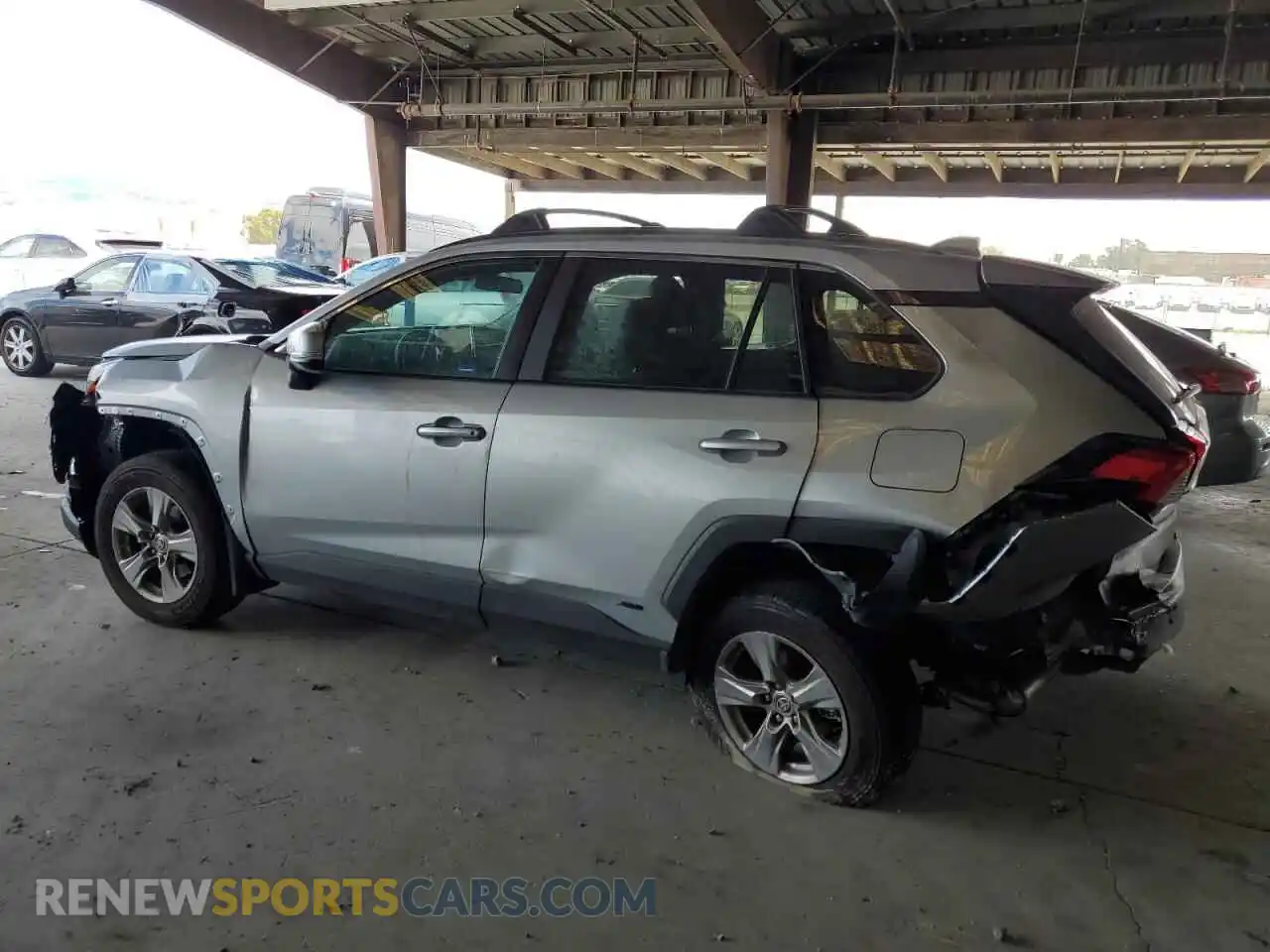 2 Photograph of a damaged car 2T3RWRFV7RW214523 TOYOTA RAV4 2024