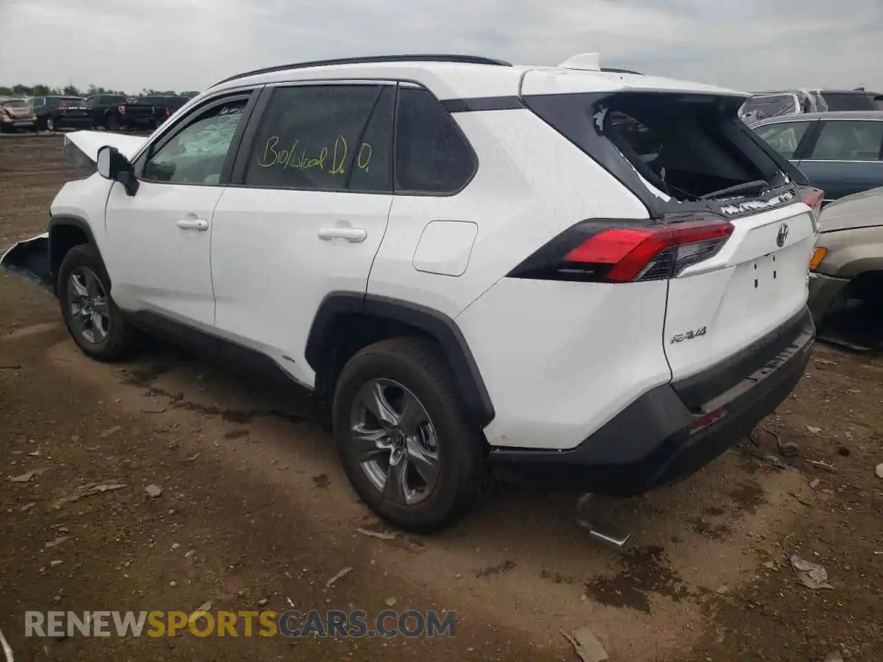 2 Photograph of a damaged car 2T3RWRFV8RW193696 TOYOTA RAV4 2024