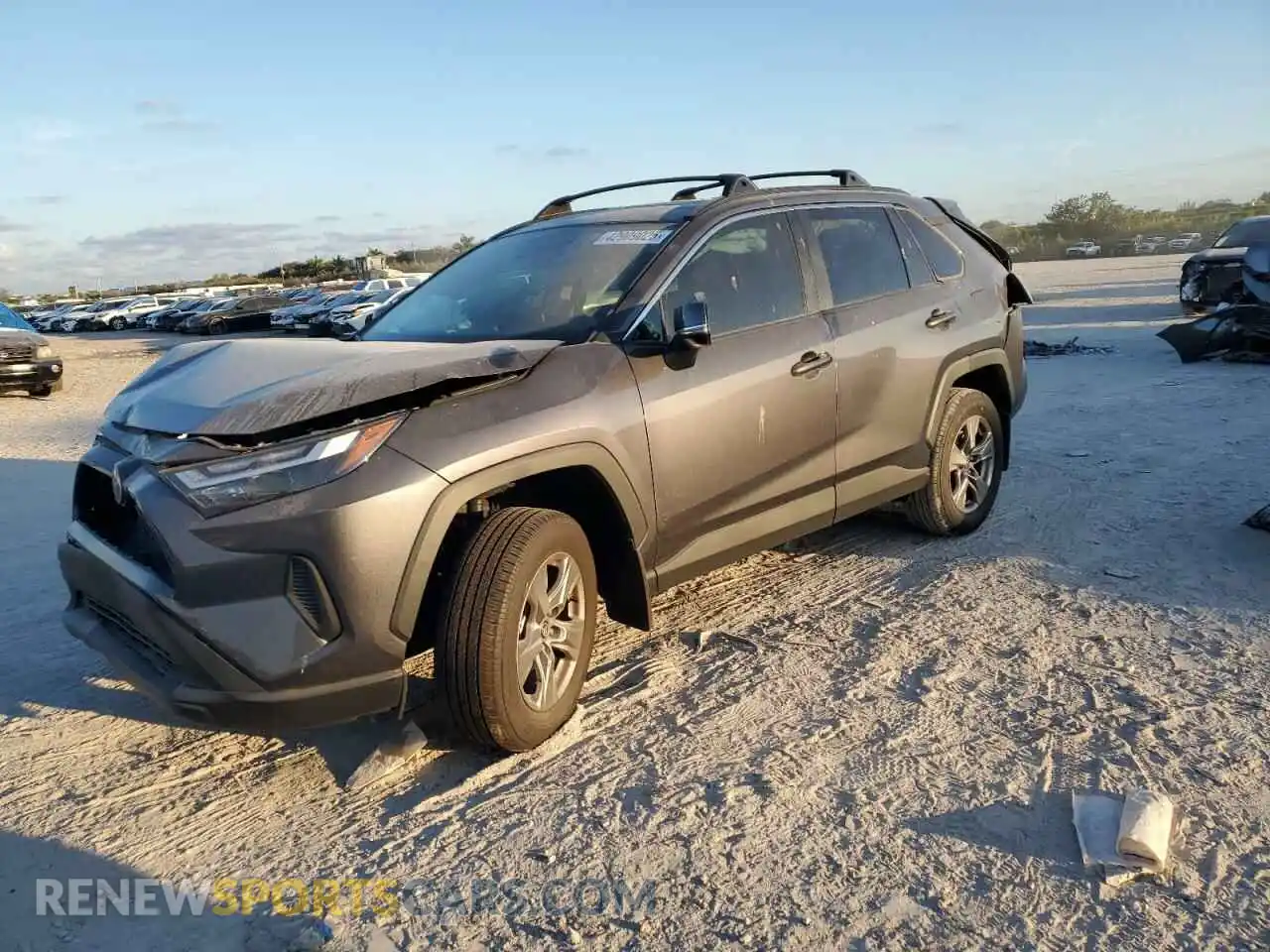 1 Photograph of a damaged car 2T3W1RFV0RC253585 TOYOTA RAV4 2024