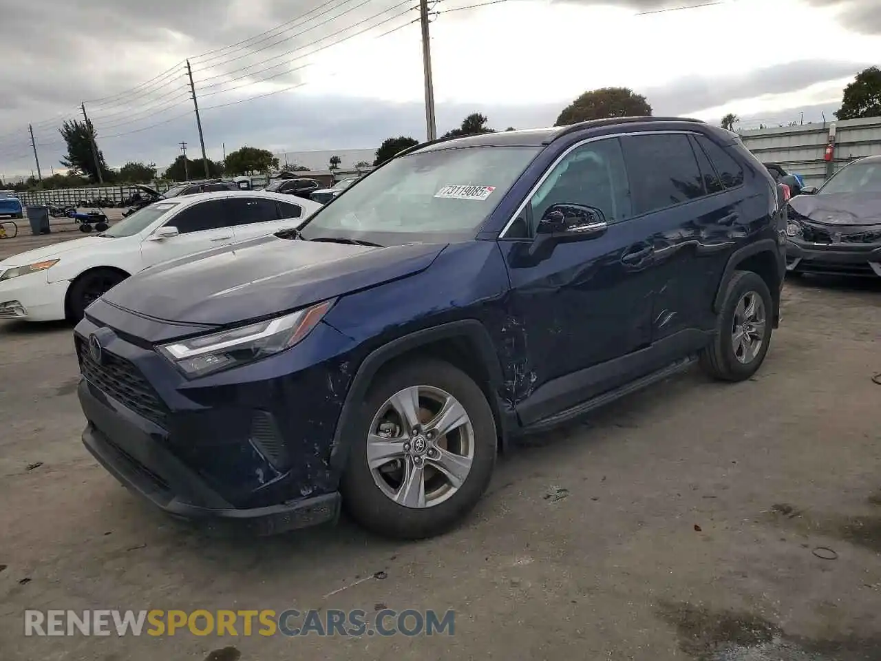 1 Photograph of a damaged car 2T3W1RFV0RW328915 TOYOTA RAV4 2024