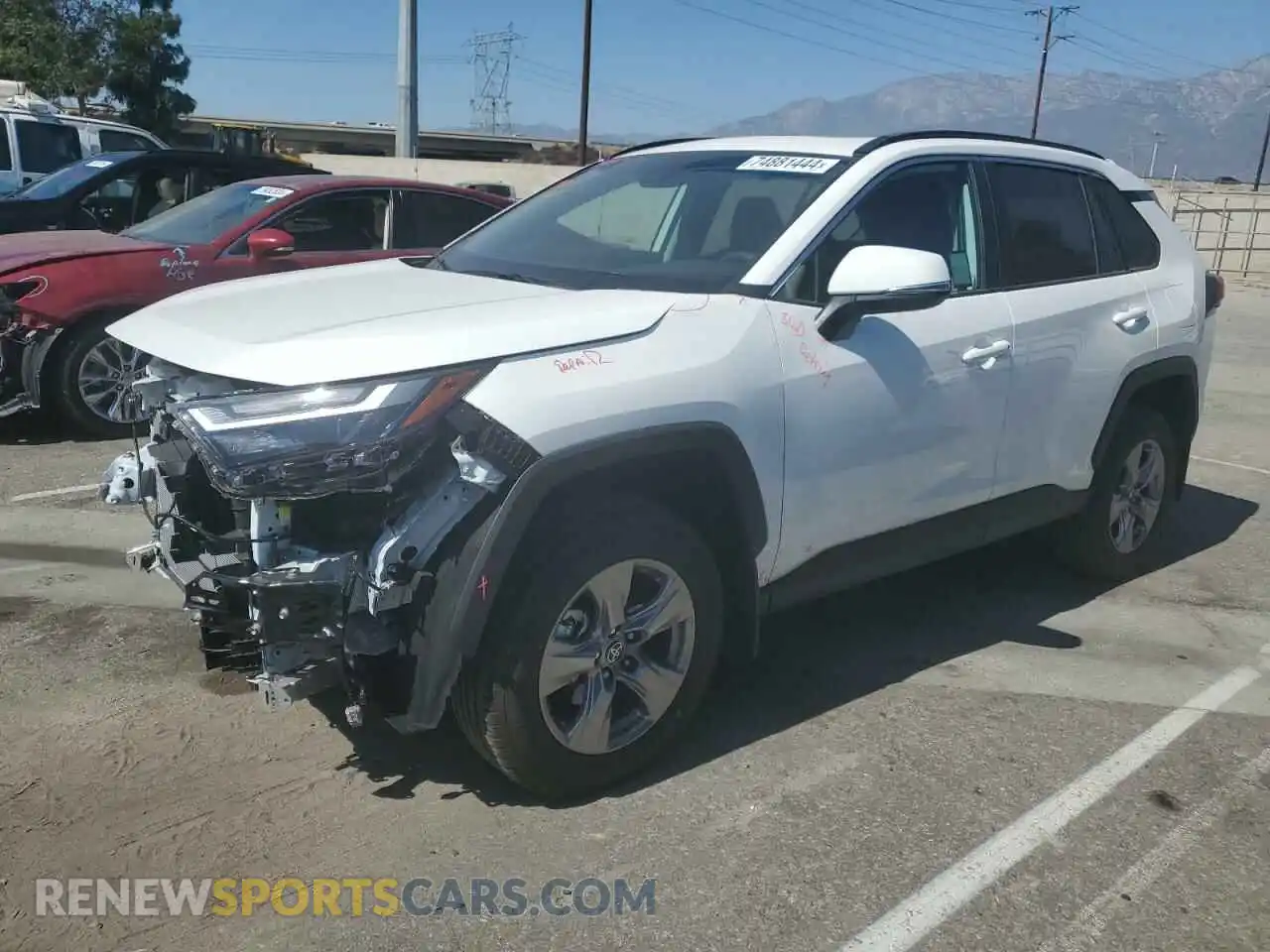 1 Photograph of a damaged car 2T3W1RFV2RC287026 TOYOTA RAV4 2024