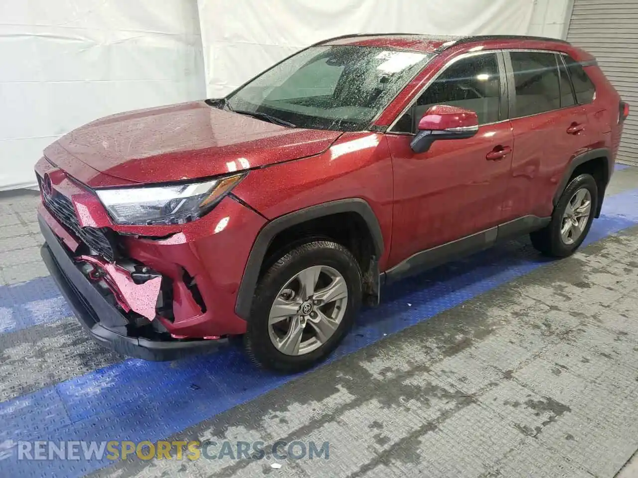 1 Photograph of a damaged car 2T3W1RFV2RW306768 TOYOTA RAV4 2024