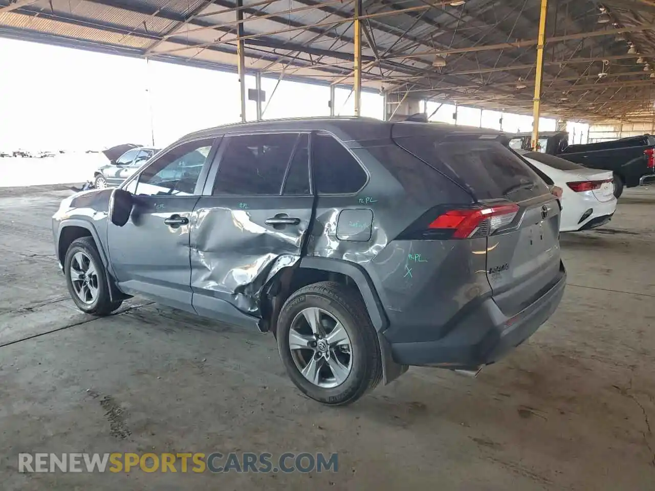 2 Photograph of a damaged car 2T3W1RFV3RW352545 TOYOTA RAV4 2024