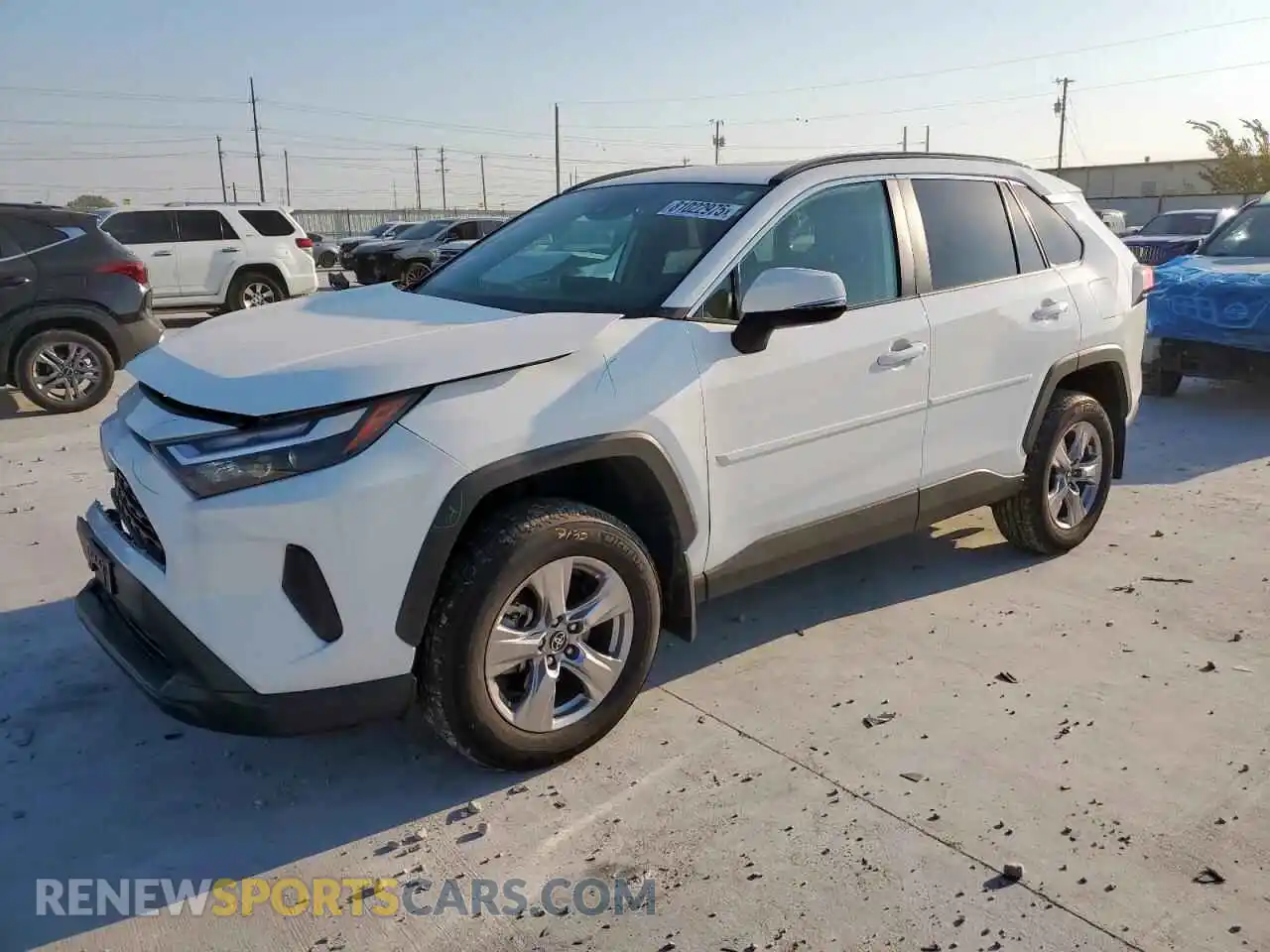 1 Photograph of a damaged car 2T3W1RFV4RW362386 TOYOTA RAV4 2024