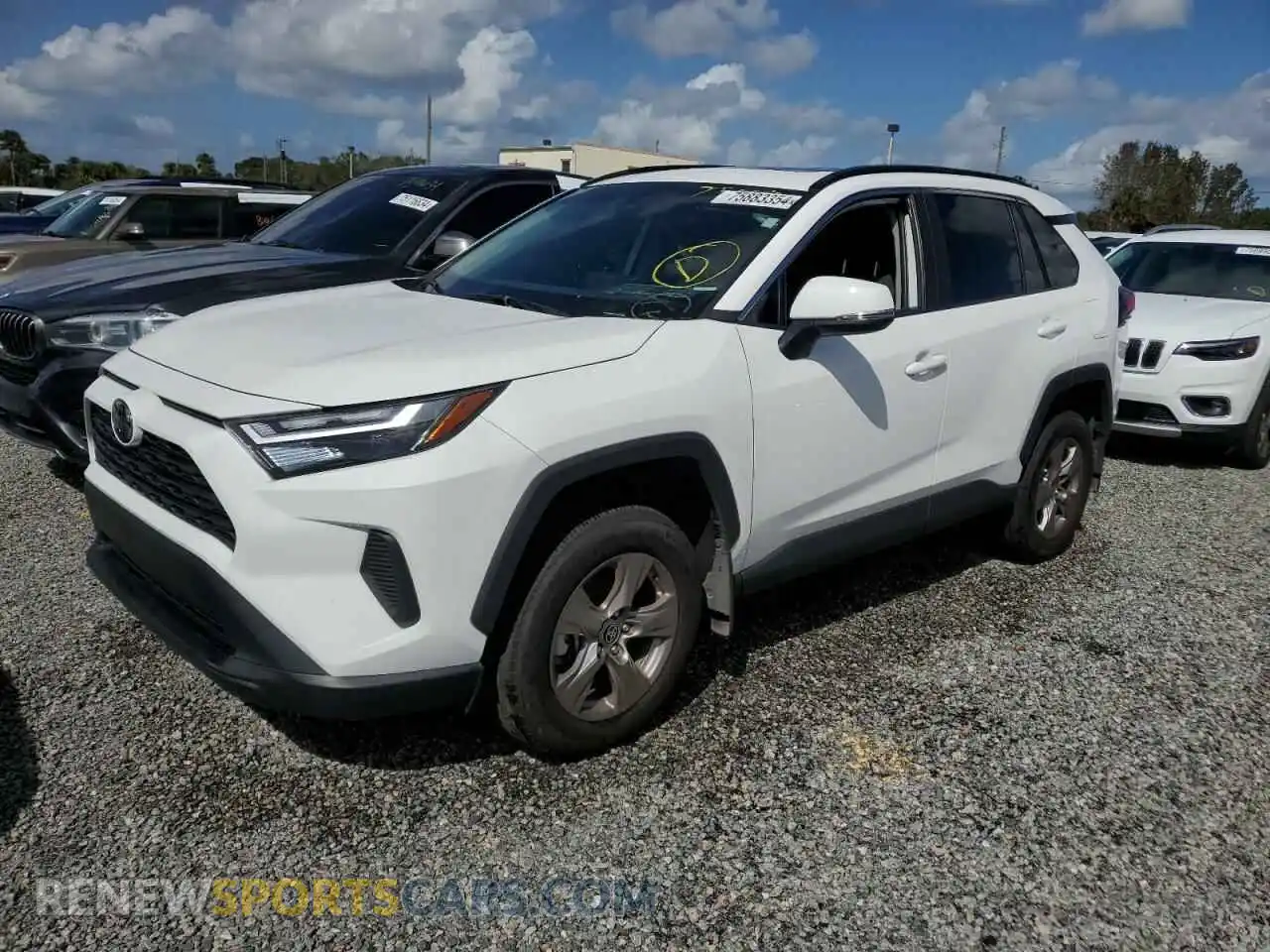 1 Photograph of a damaged car 2T3W1RFV5RW301032 TOYOTA RAV4 2024