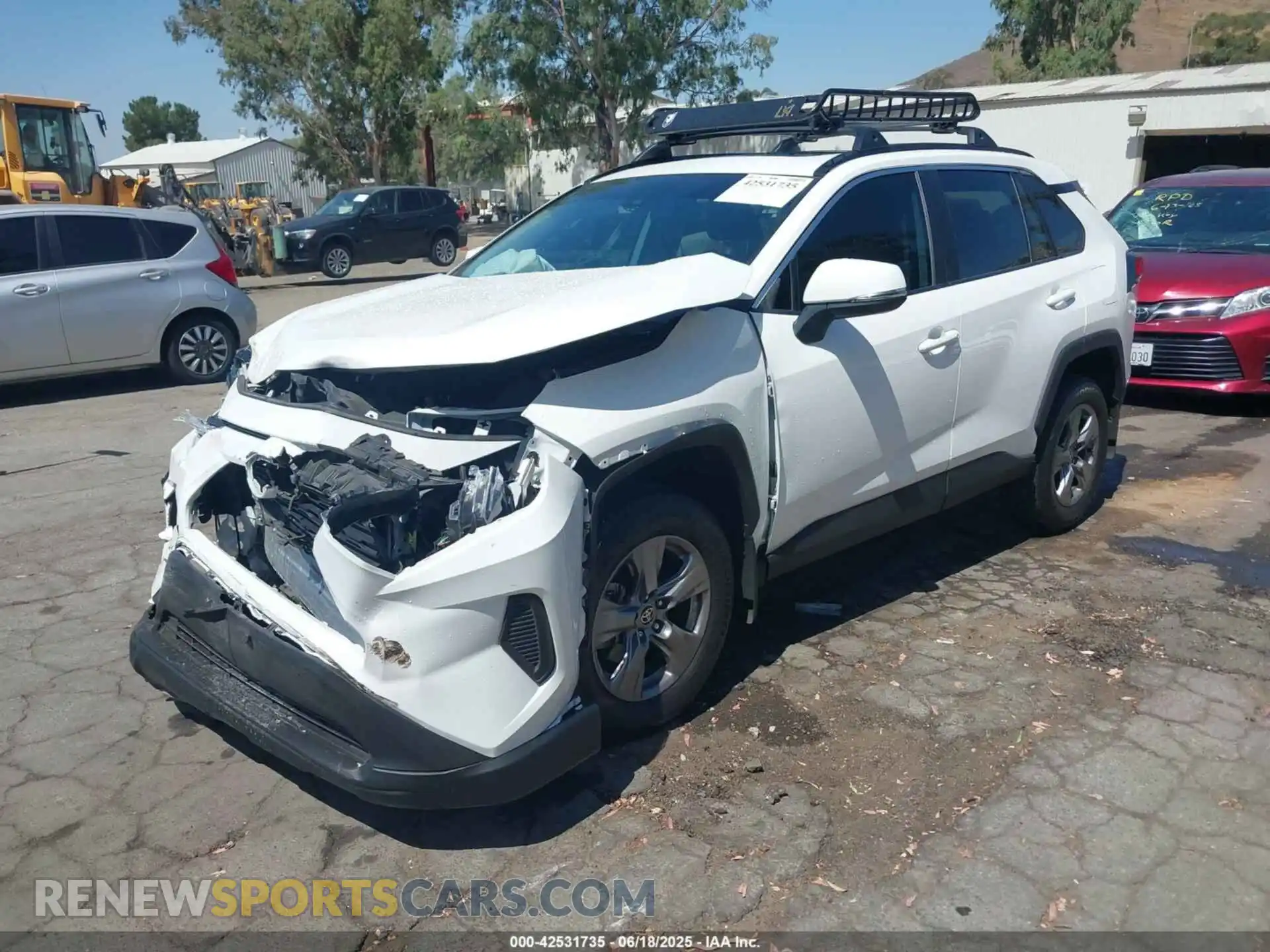 2 Photograph of a damaged car 2T3W1RFV5RW304139 TOYOTA RAV4 2024