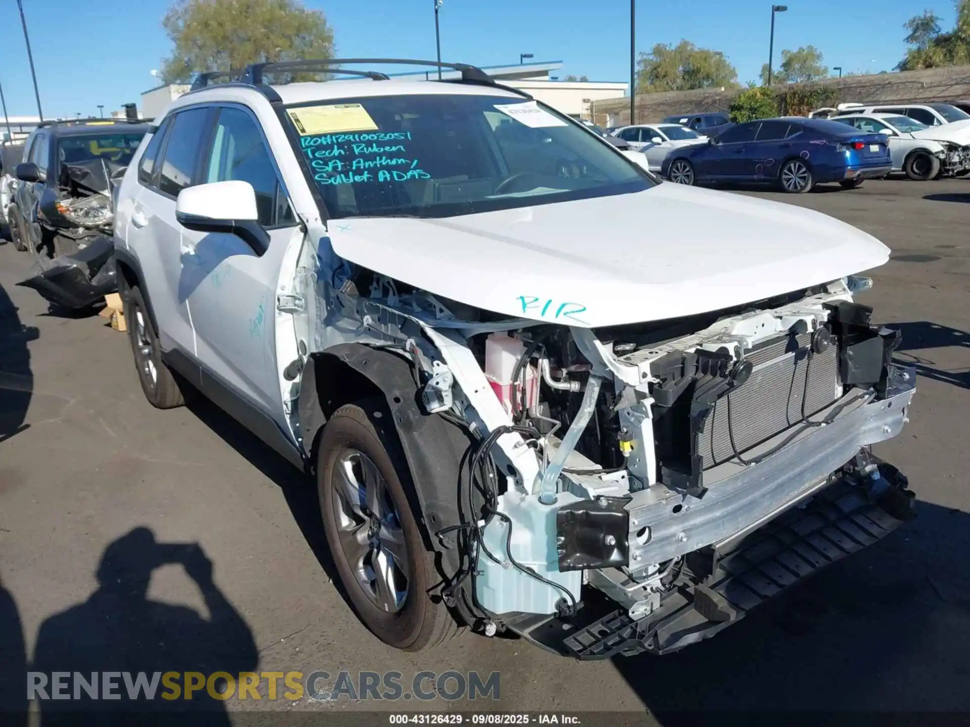 1 Photograph of a damaged car 2T3W1RFV7RC274580 TOYOTA RAV4 2024