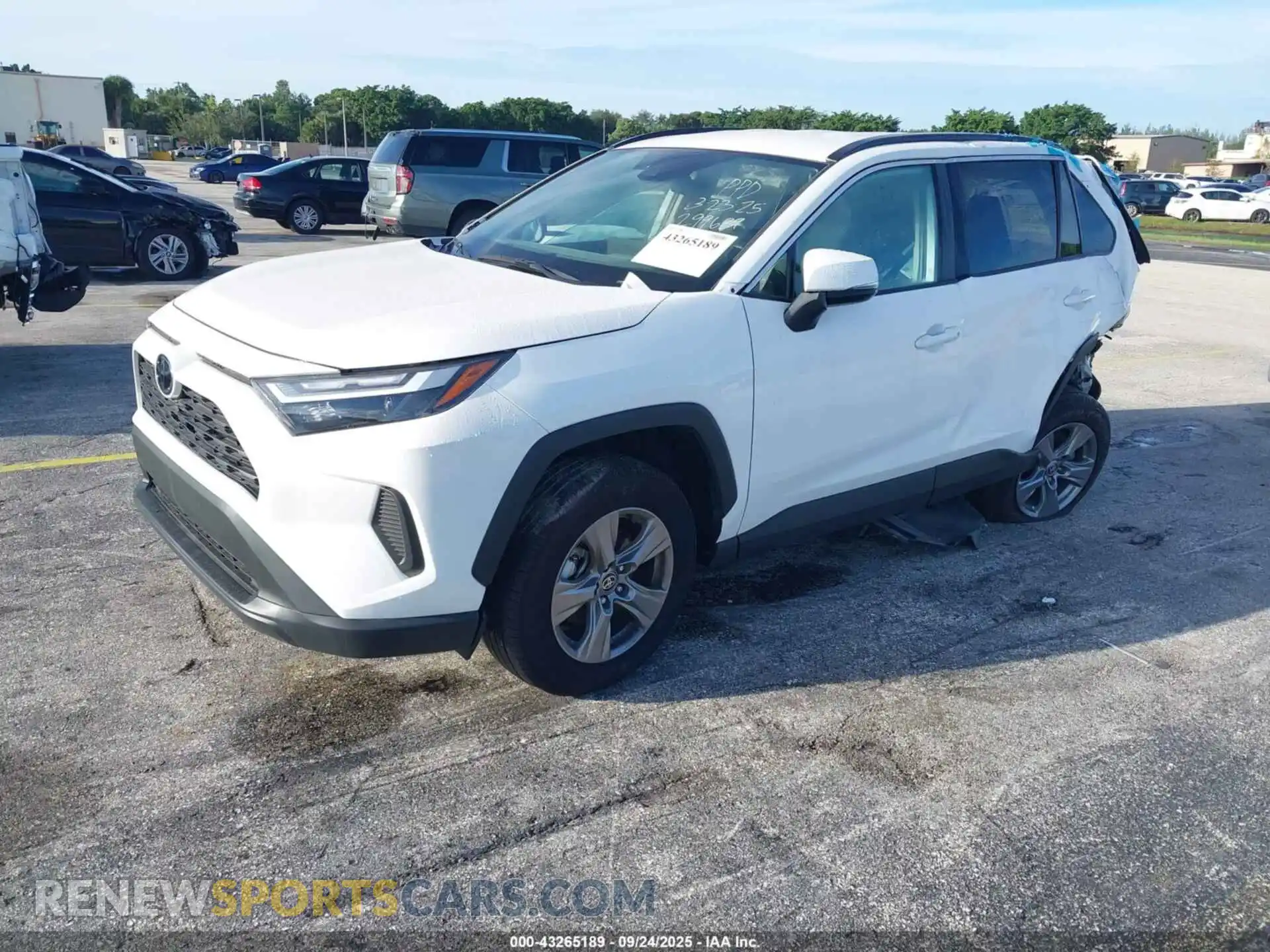2 Photograph of a damaged car 2T3W1RFV7RC299639 TOYOTA RAV4 2024