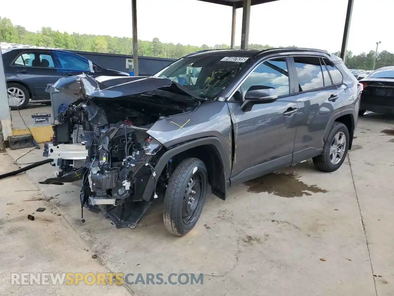 1 Photograph of a damaged car 2T3W1RFV7RC300580 TOYOTA RAV4 2024