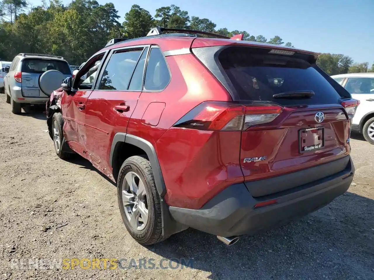 2 Photograph of a damaged car 2T3W1RFV7RW358655 TOYOTA RAV4 2024