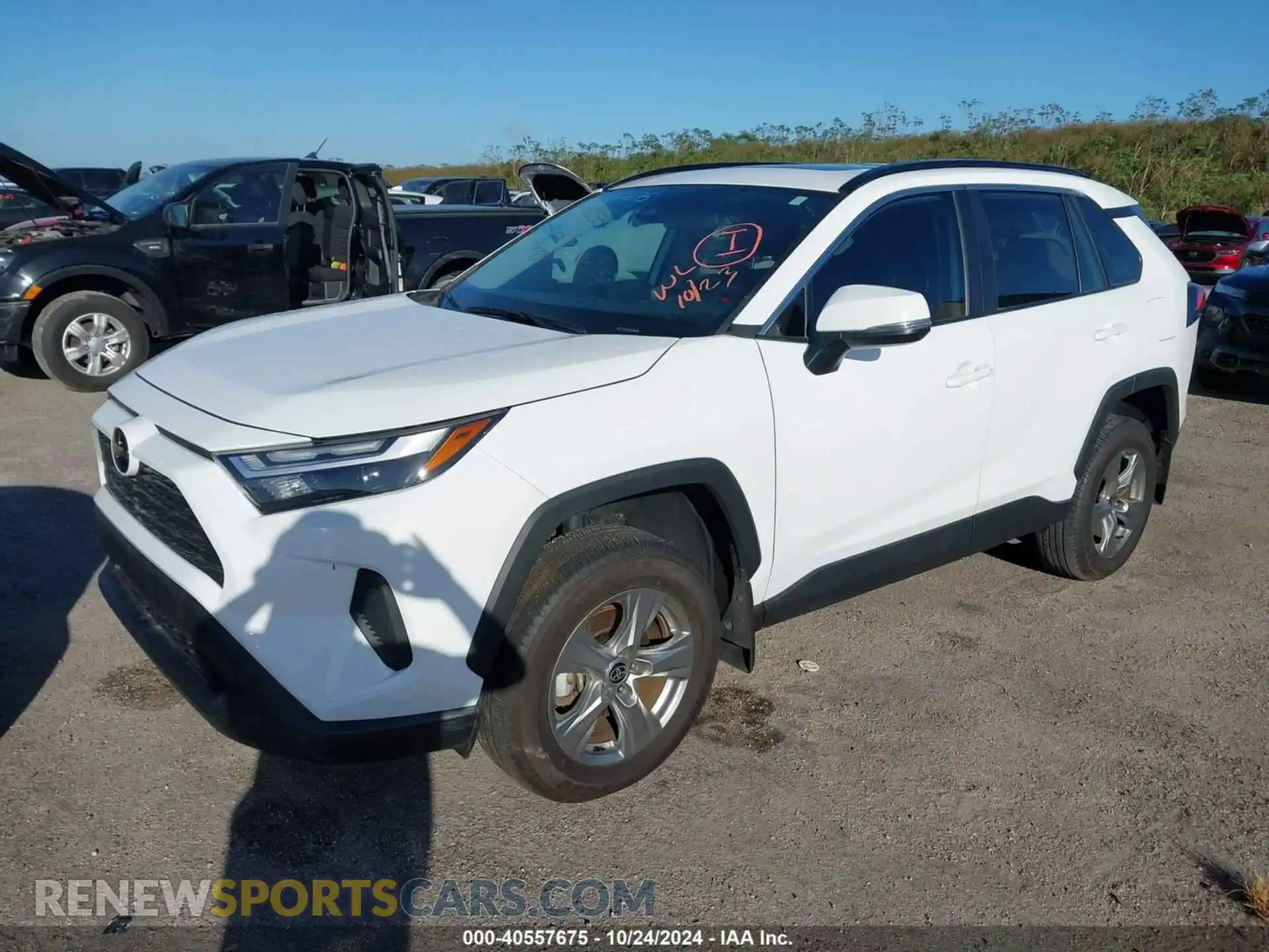2 Photograph of a damaged car 2T3W1RFV8RC266942 TOYOTA RAV4 2024