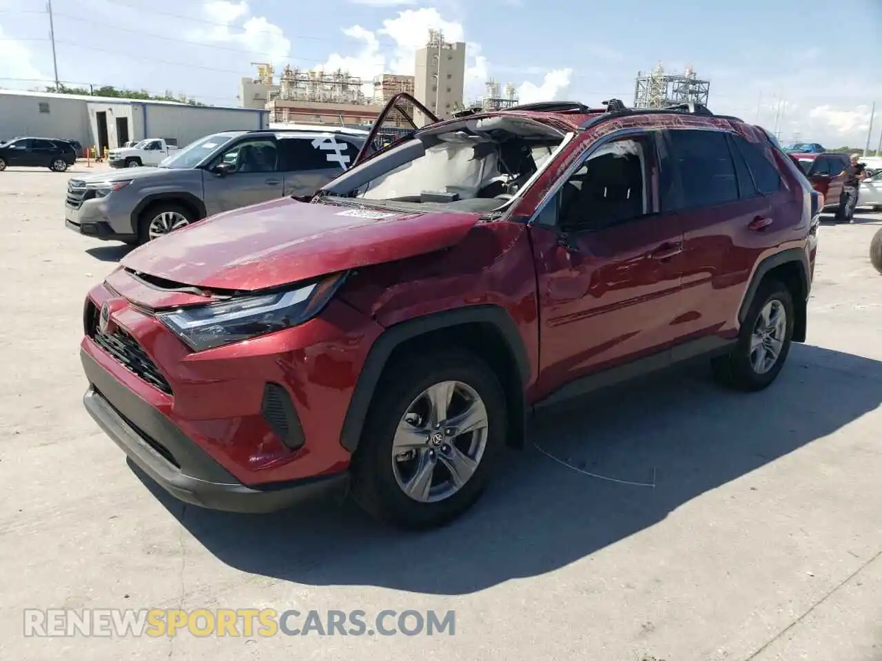 1 Photograph of a damaged car 2T3W1RFV8RW347972 TOYOTA RAV4 2024