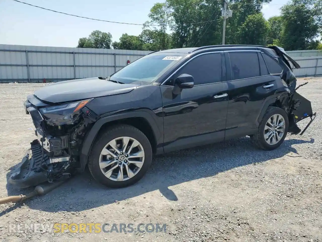 1 Photograph of a damaged car 2T3Y1RFV9RW301270 TOYOTA RAV4 2024