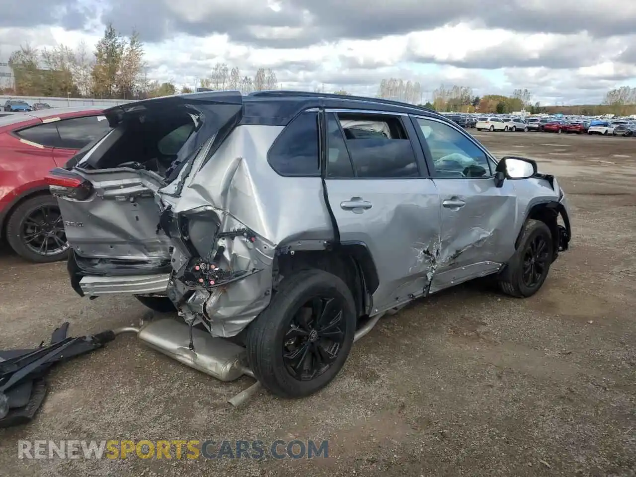 3 fotografías del automóvil dañado 2T35WRFV1SW273975 TOYOTA RAV4 2025