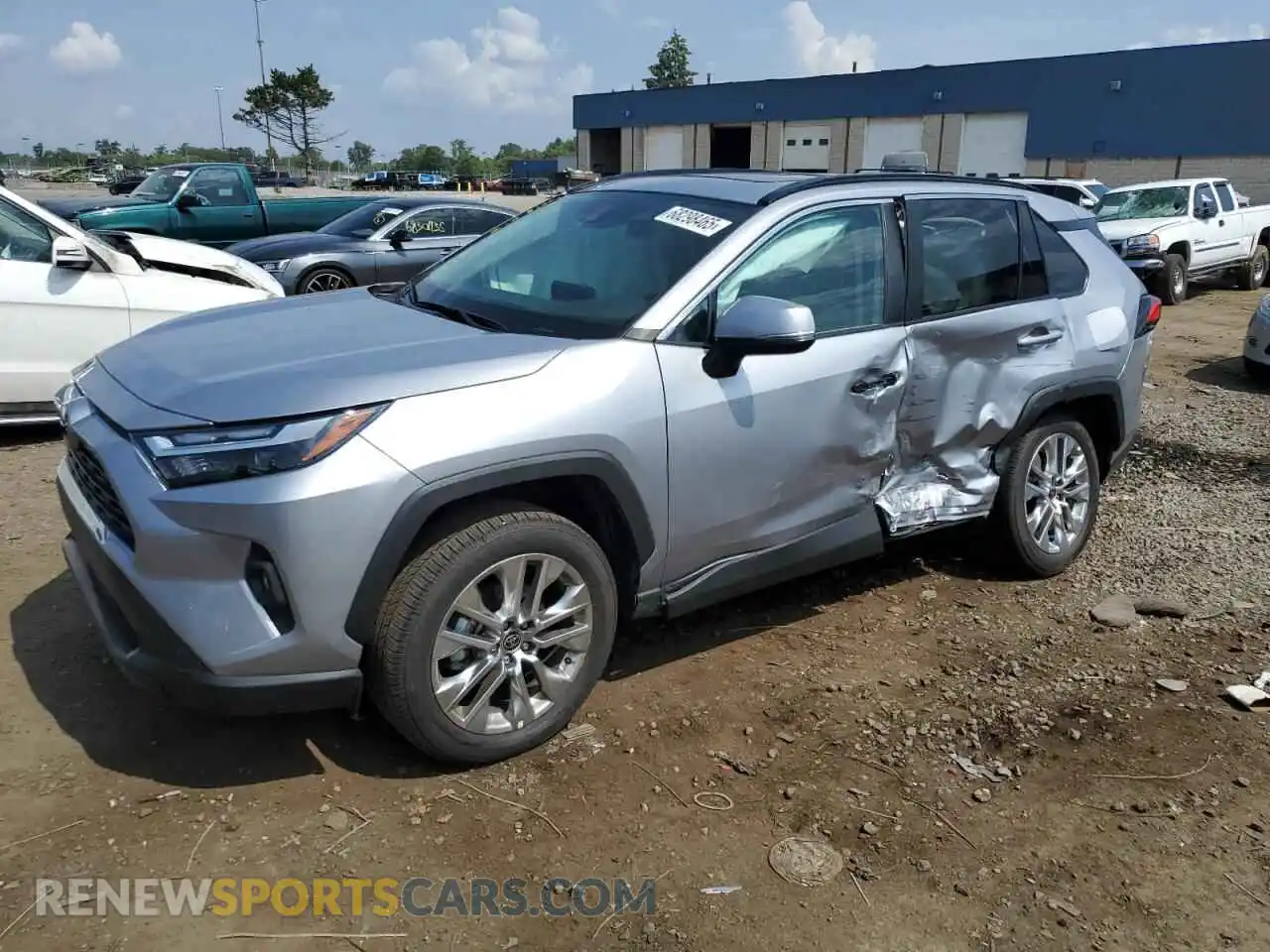 1 Photograph of a damaged car 2T3A1RFV0SC510986 TOYOTA RAV4 2025