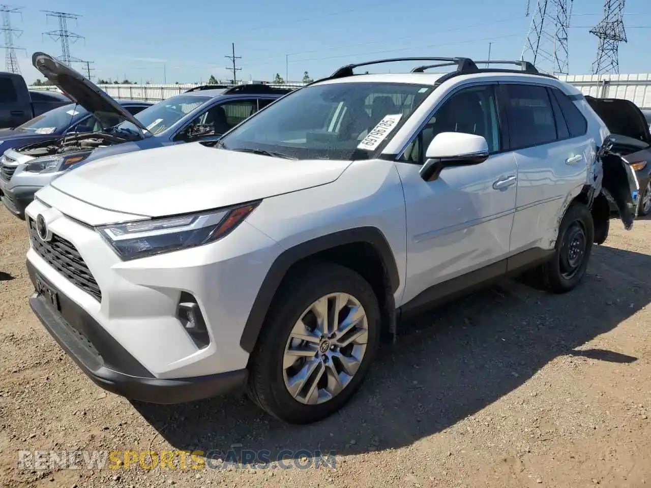 1 Фотография поврежденного автомобиля 2T3A1RFV0SW517872 TOYOTA RAV4 2025