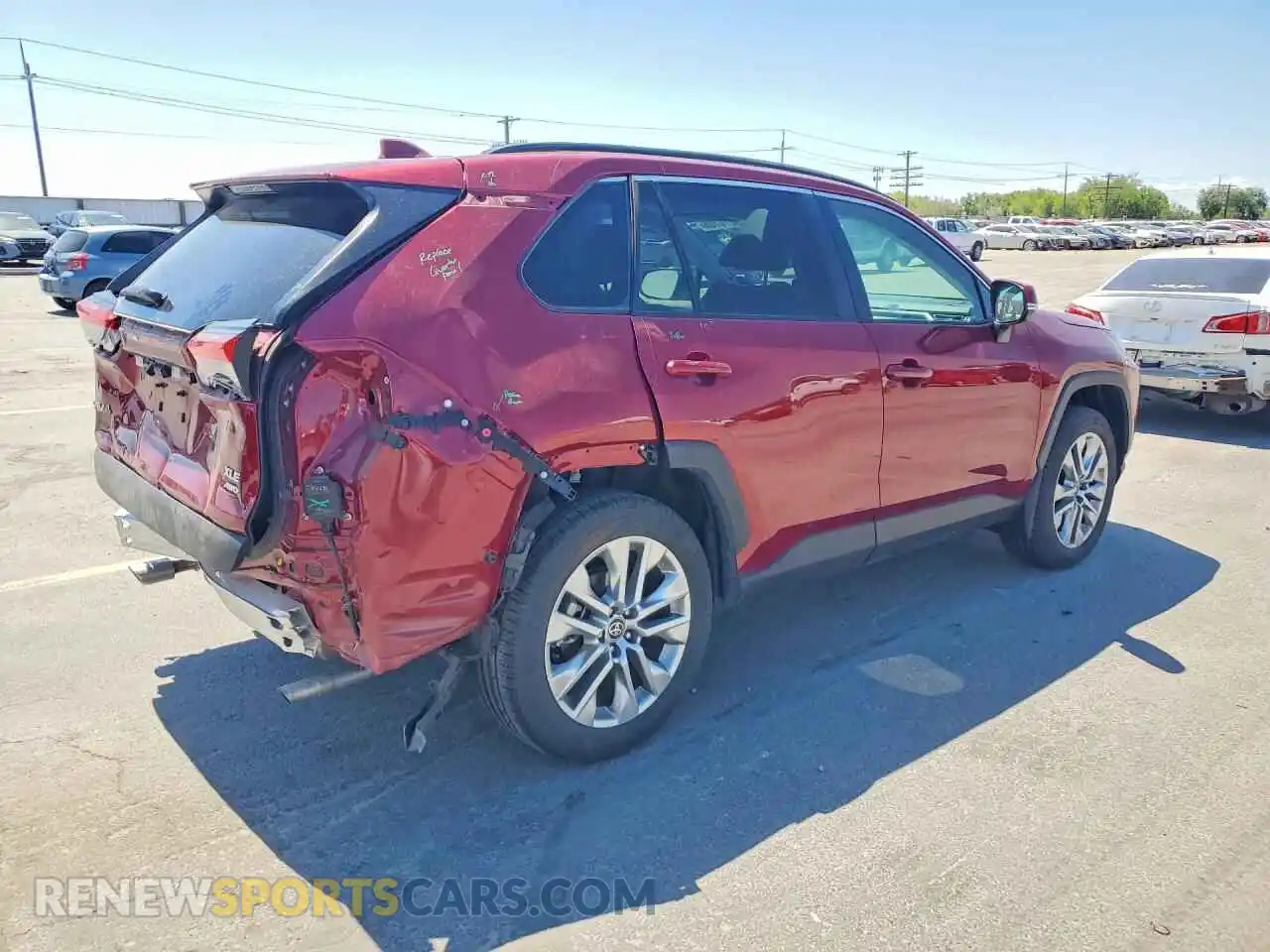 3 fotografías del automóvil dañado 2T3A1RFV0SW575626 TOYOTA RAV4 2025