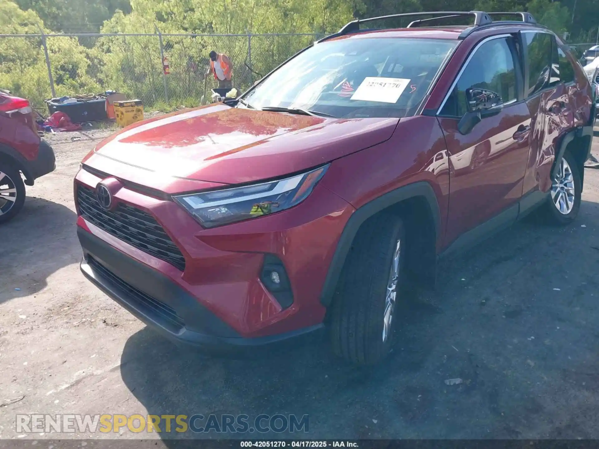 2 Photograph of a damaged car 2T3A1RFV1SW509912 TOYOTA RAV4 2025