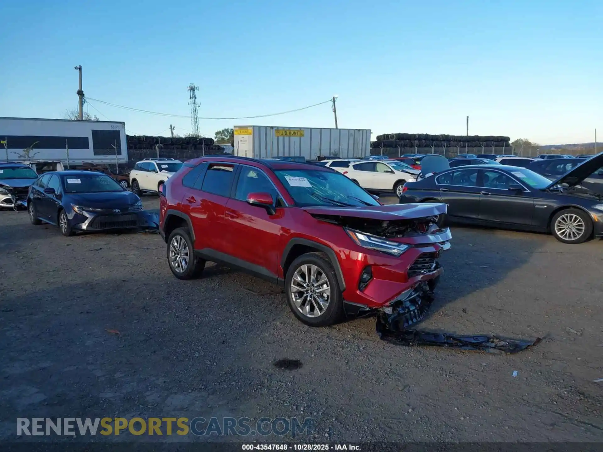 1 Фотография поврежденного автомобиля 2T3A1RFV2SW599877 TOYOTA RAV4 2025