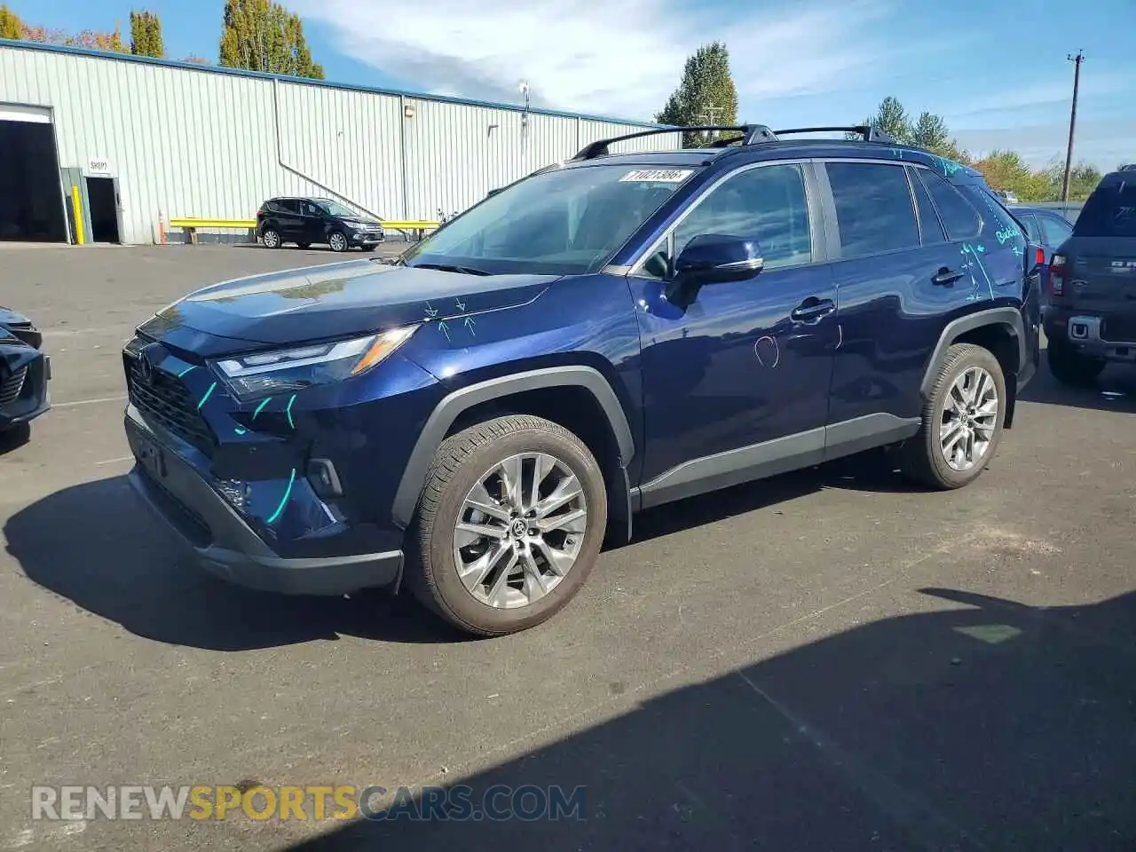 1 Photograph of a damaged car 2T3A1RFV6SW557910 TOYOTA RAV4 2025