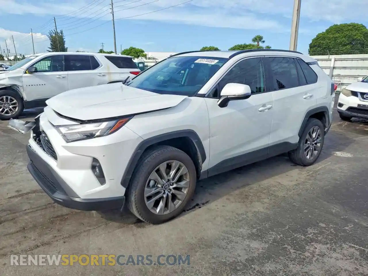 1 Photograph of a damaged car 2T3A1RFV9SW557514 TOYOTA RAV4 2025