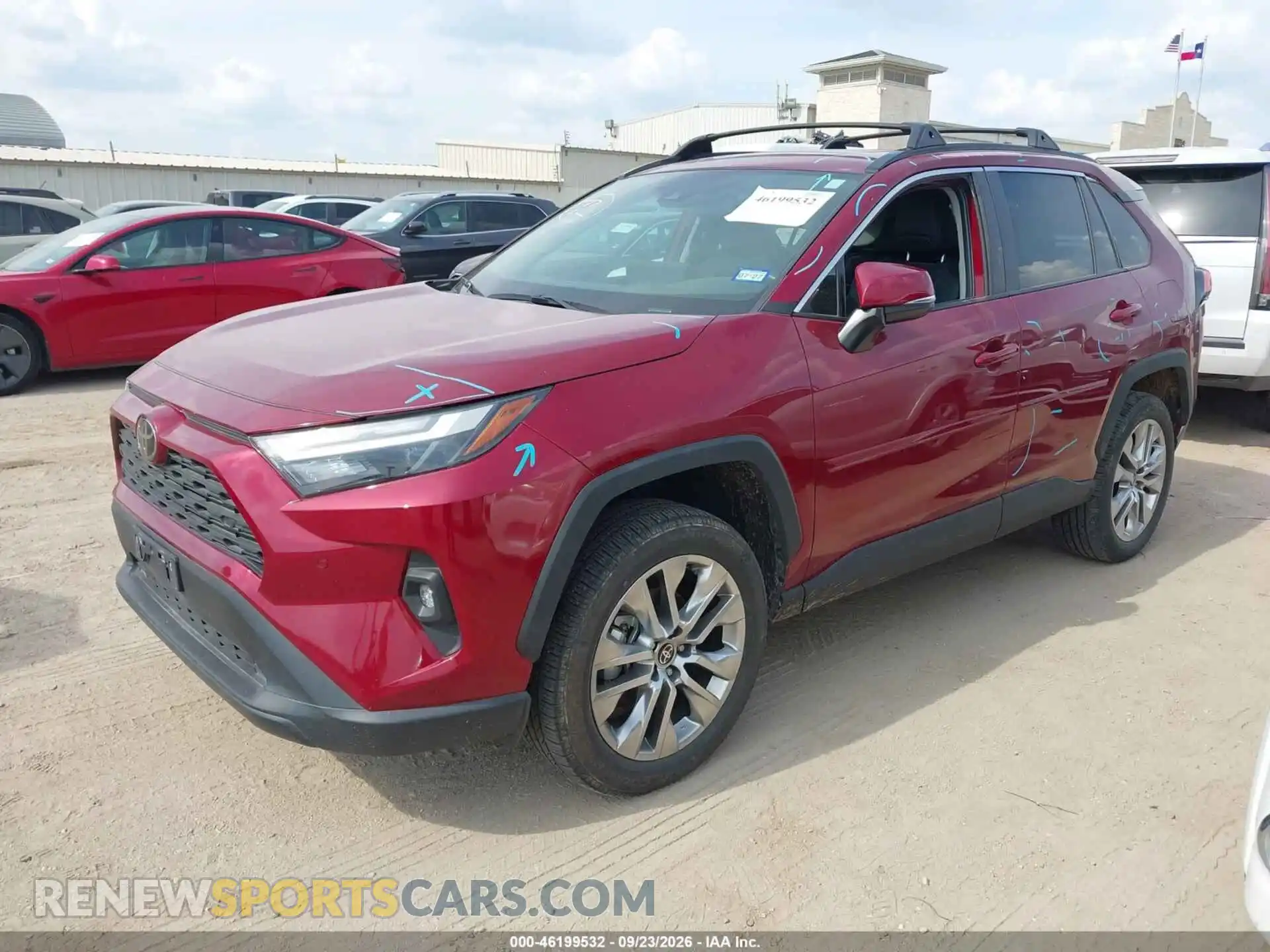 2 Photograph of a damaged car 2T3A1RFVXSW520374 TOYOTA RAV4 2025