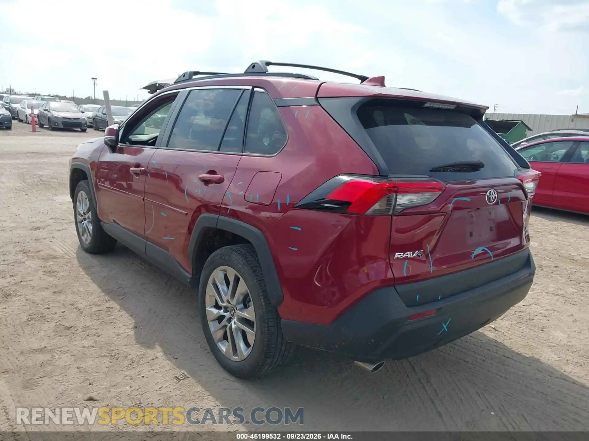 3 Photograph of a damaged car 2T3A1RFVXSW520374 TOYOTA RAV4 2025
