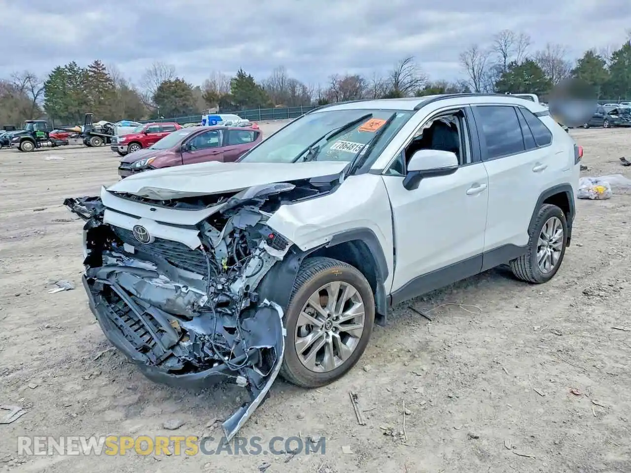 1 Photograph of a damaged car 2T3C1RFV2SW375002 TOYOTA RAV4 2025